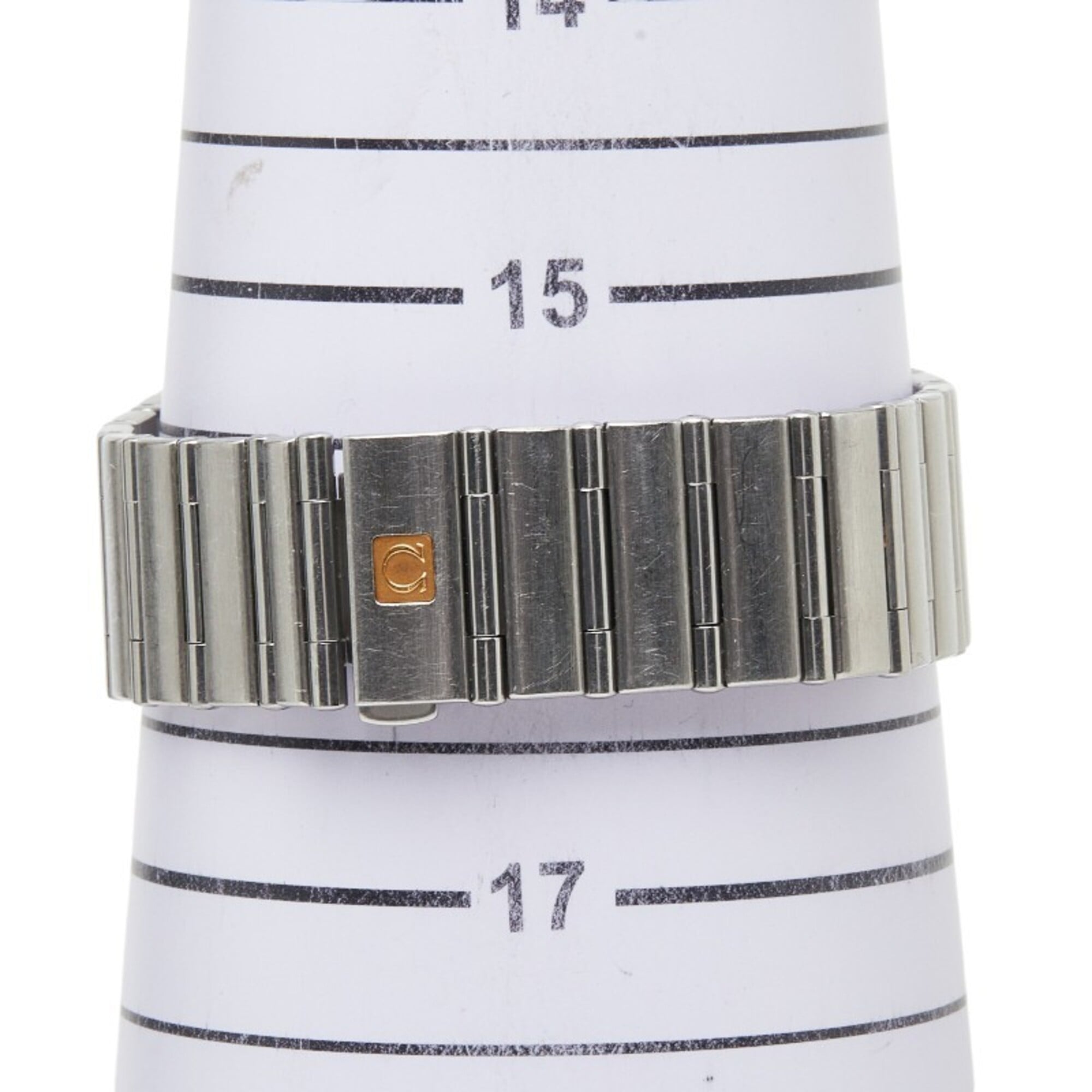 Omega Constellation Chronograph 1542.40Quarz marineblaues Zifferblatt, Edelstahl, Herrenuhr, OMEGA