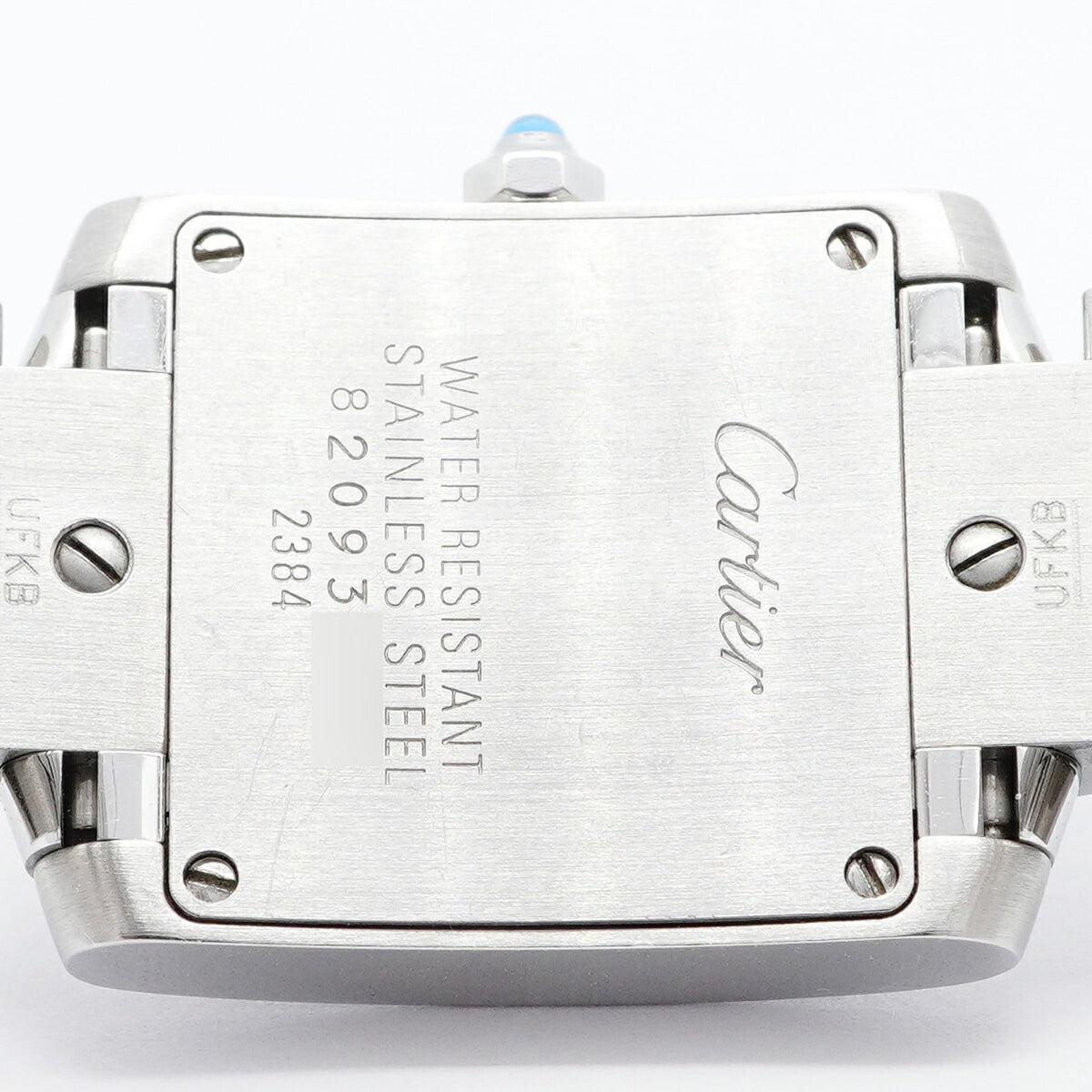 Cartier Tank Française SM W51008Q3 horloge met ivoorkleurige wijzerplaat, 20 mm