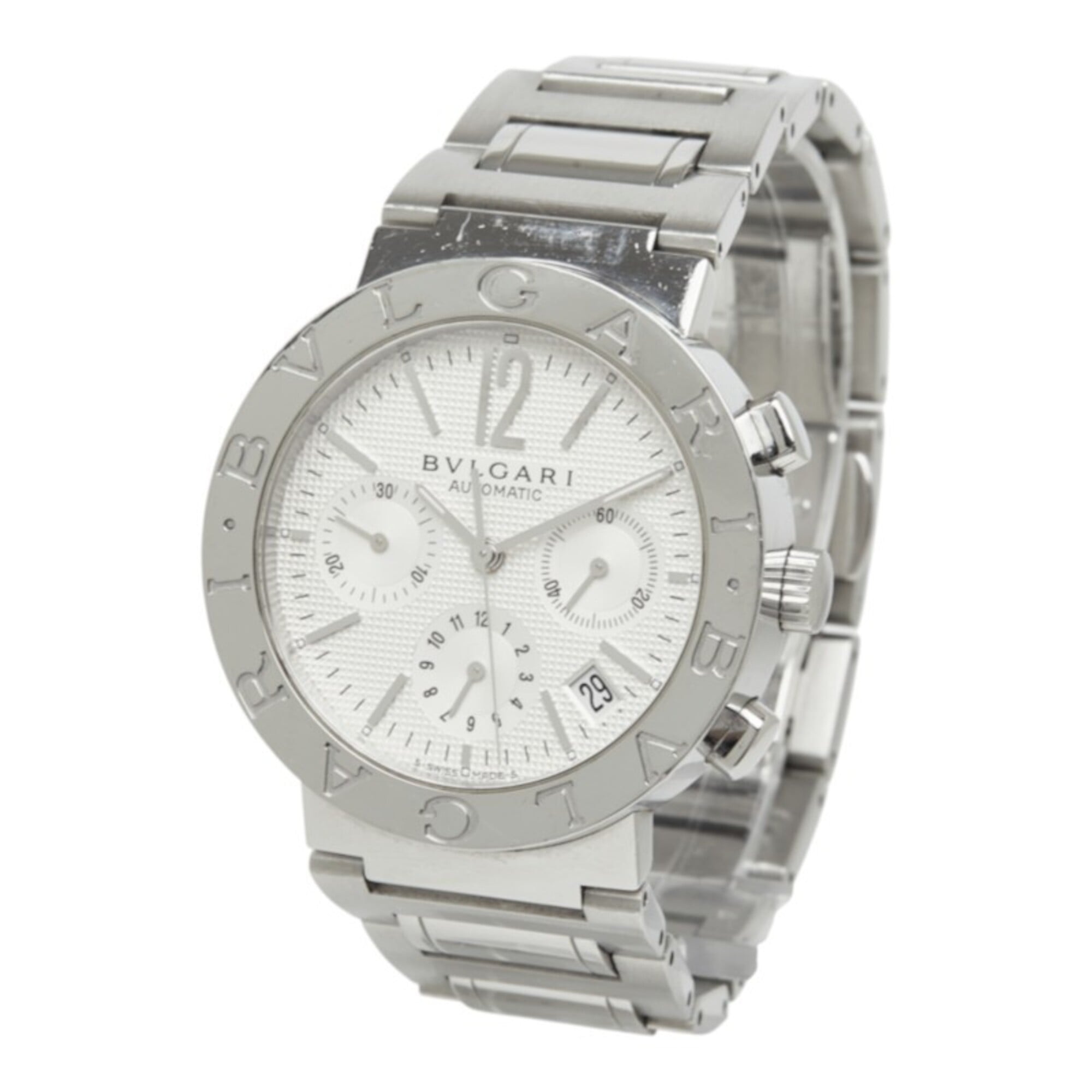Montre Bvlgari Bulgari BB38SSCH Blanc avec cadran de 38 mm