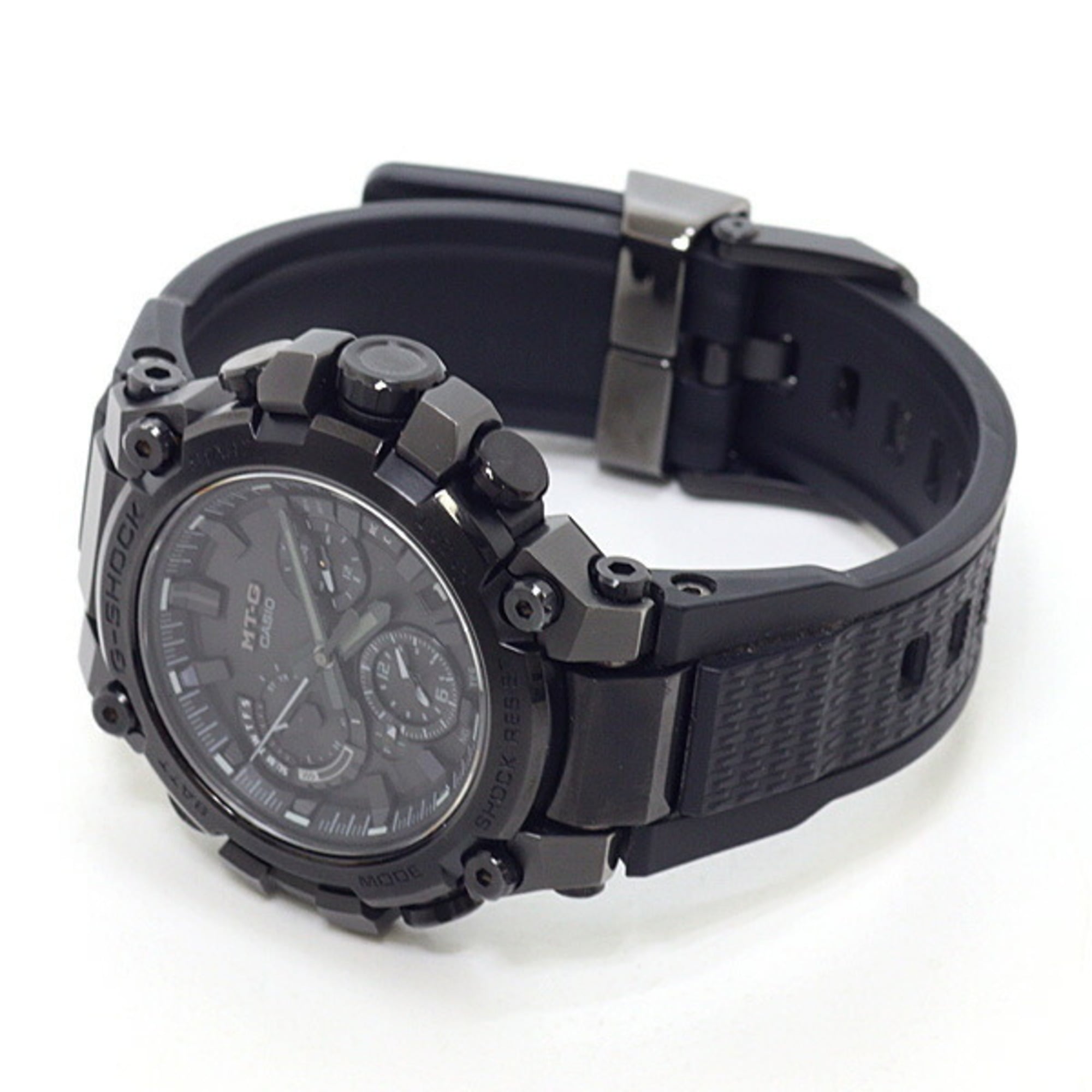 CASIO G-Shock herenhorloge MTG-B3000B-1AJF, Tough Solar, waterdicht tot 20 ATM, zwarte wijzerplaat