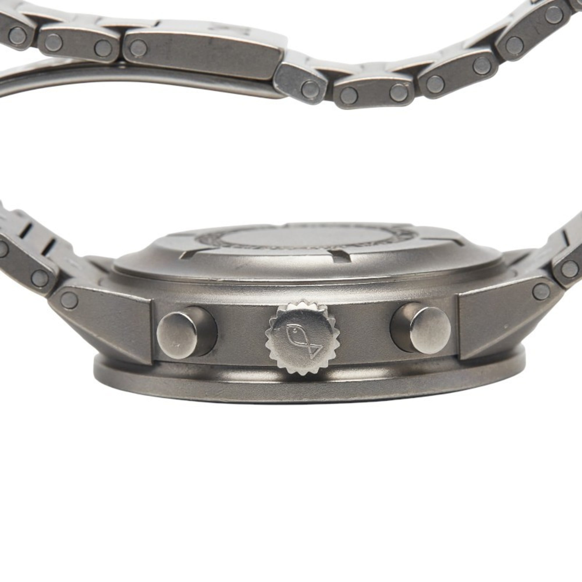 IWC Schaffhausen GST-chronograafhorloge IW370703, automatisch, zwarte wijzerplaat, titanium, herenhorloge SCHAFFHAUSEN