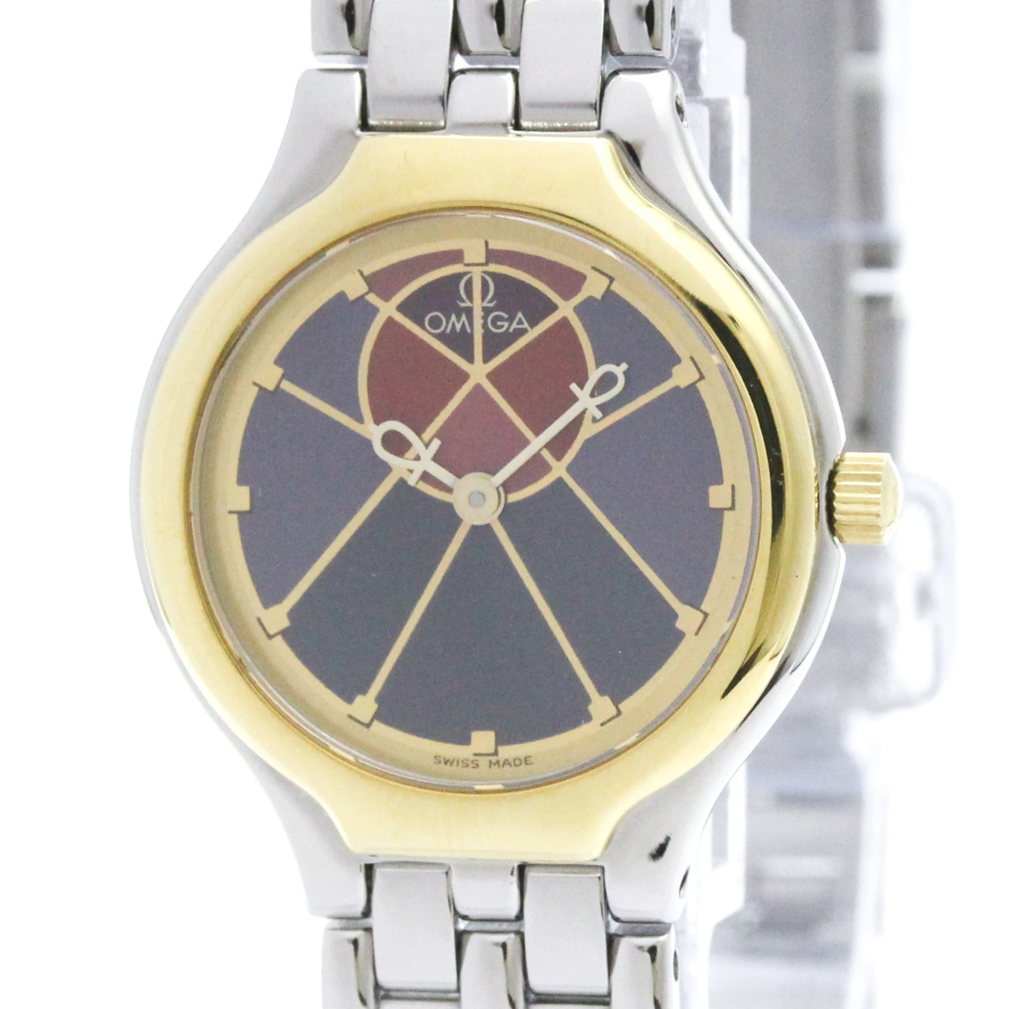 Omega De Ville 5.950.101 Purple Dial 23mm Watch