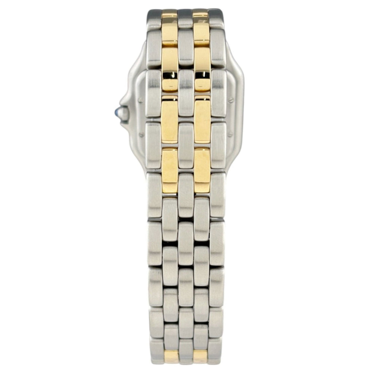 Cartier Panthère MM 2-rijig W25028B6 horloge met beige wijzerplaat, 26 mm