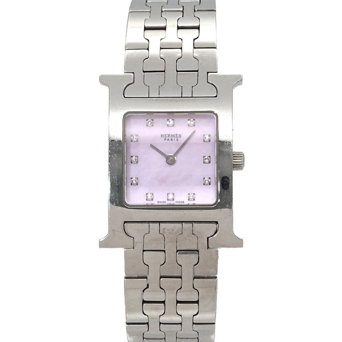 Hermes H- HH1 210 Rosa Gehäuse Zifferblatt 21 mm Uhr