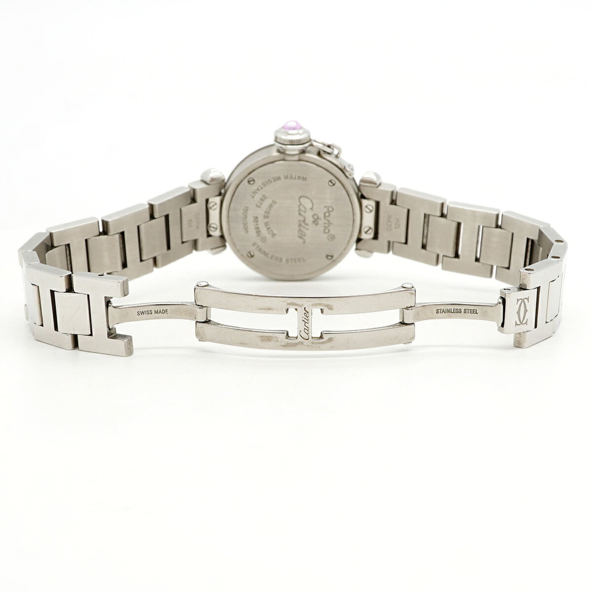 Cartier Miss Pasha W3140008 Pink Dial 26mm Watch