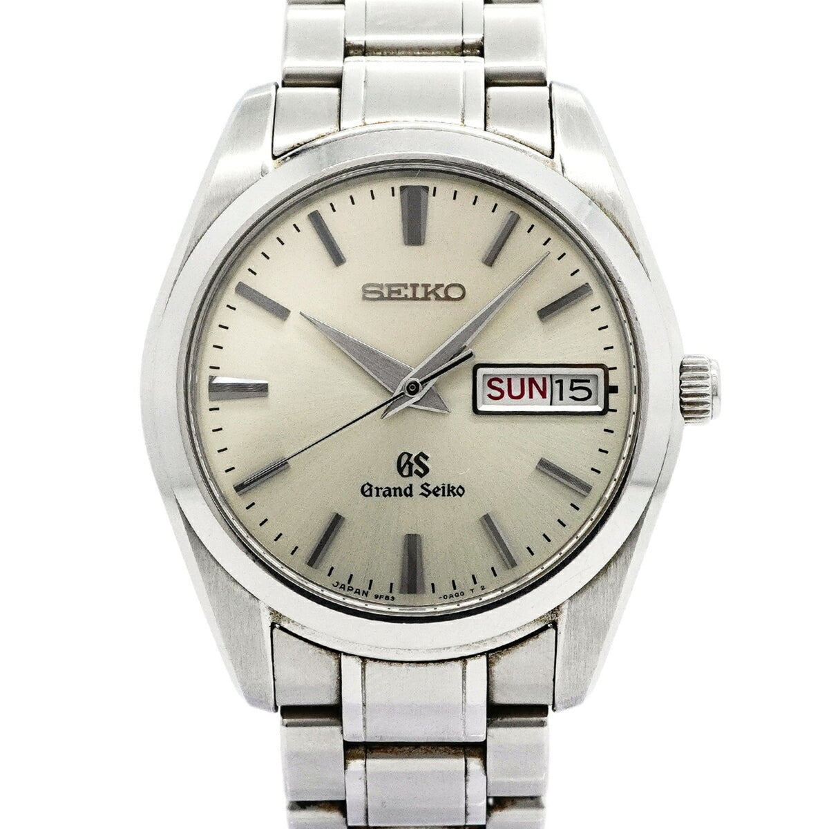 Grand Seiko Grand Day-Date SBGT035/9F83-0AH0 Silver Dial 37mm Watch