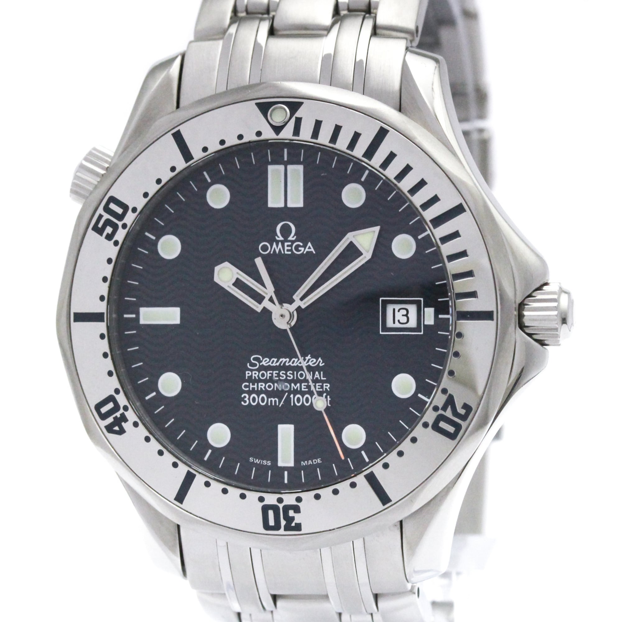Omega Seamaster 2532.8 Blue Dial 41mm Watch