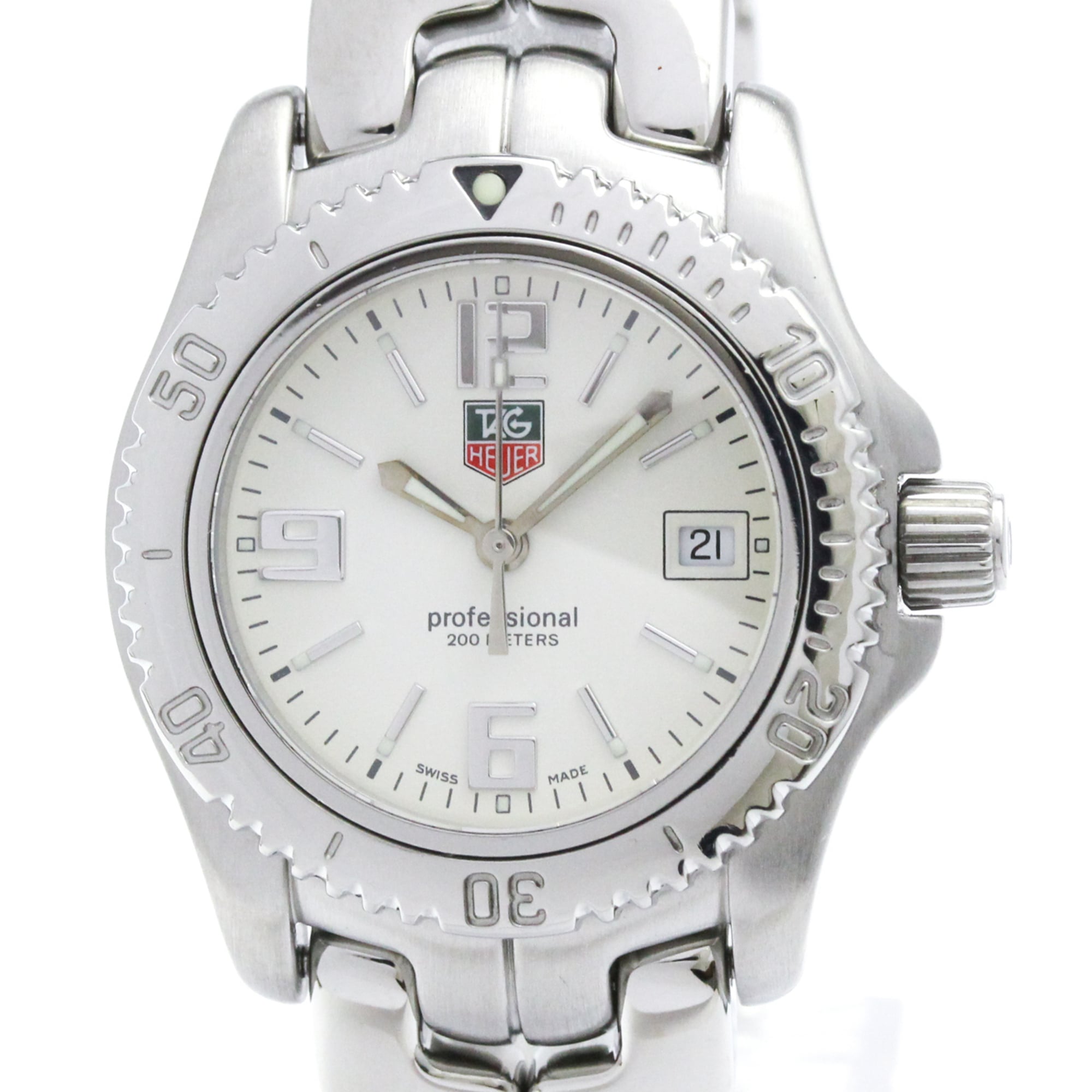 TAG Heuer Link WT1314 Weiß Zifferblatt 30 mm Uhr