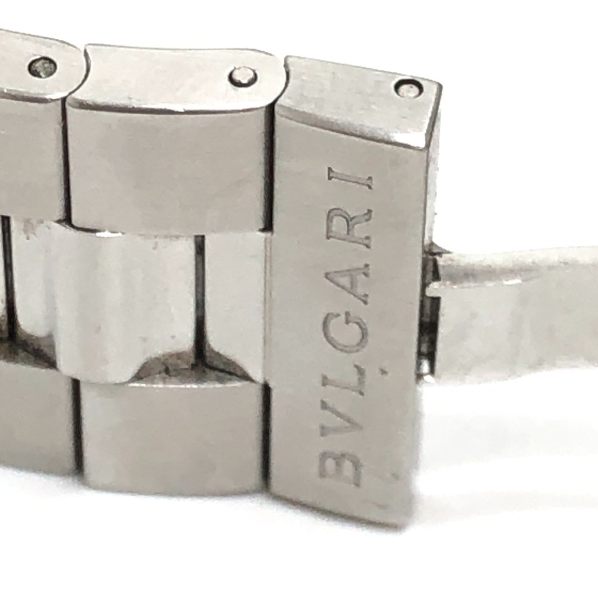 BVLGARI ST42S Solotempo QuarzHerrenuhr, Rund, Edelstahl, Silber