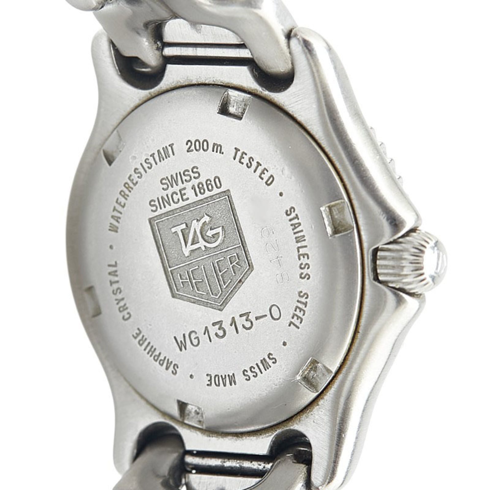 TAG Heuer Cell Uhr WG1313-0 Quarz Grau Zifferblatt, Edelstahl, Damenuhr HEUER