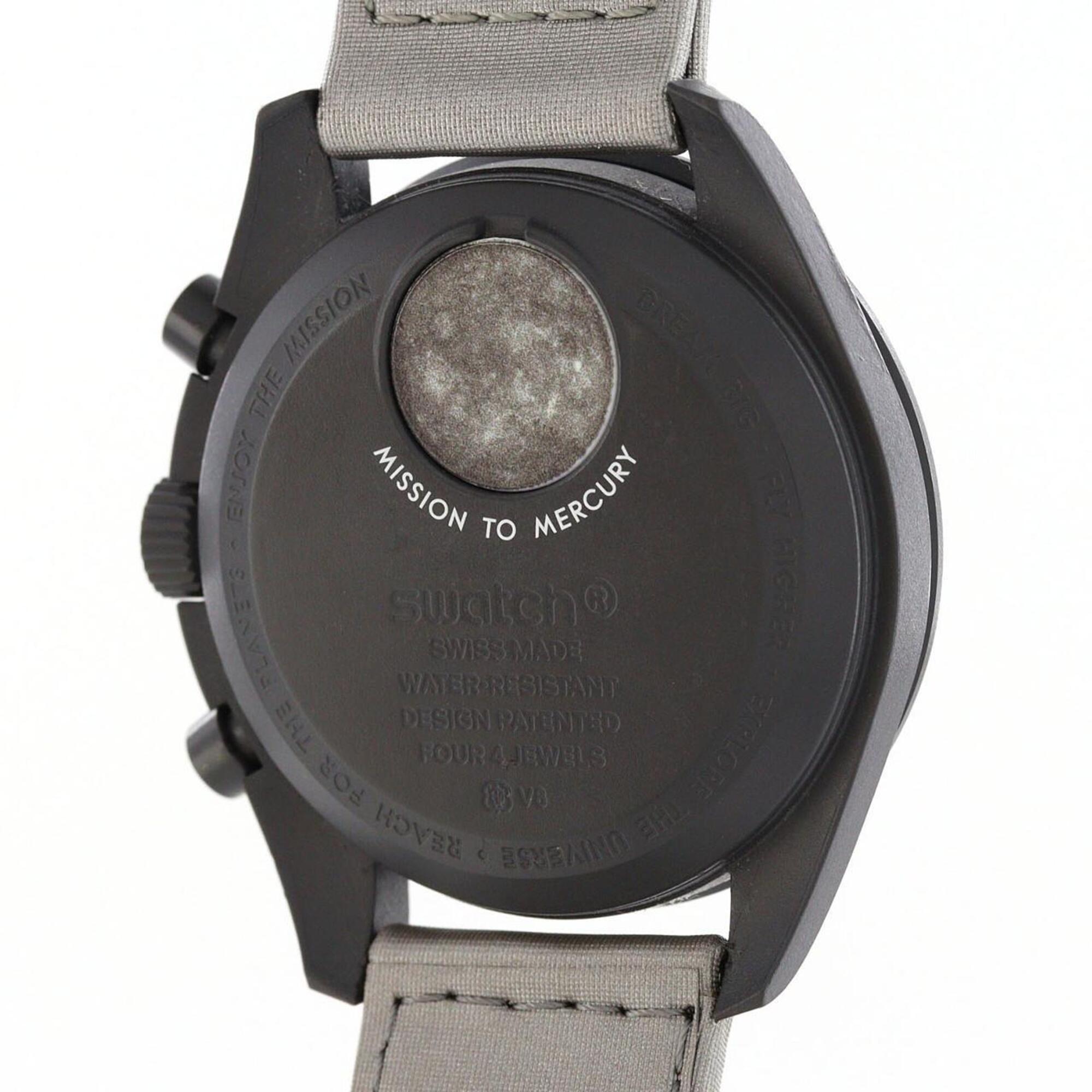 Swatch Mission to Mercury SO33A100 Grey Dial 42mm Watch