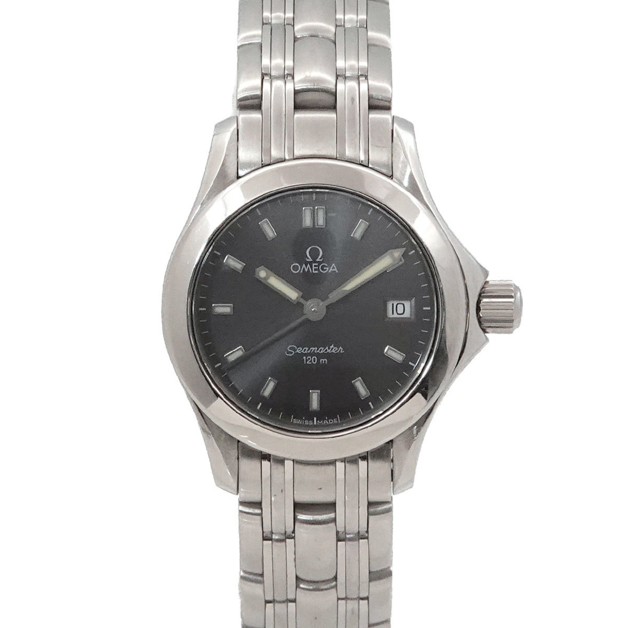 OMEGA Seamaster 120 2581 43 Women's Watch with Date, Gray Quartz Movement