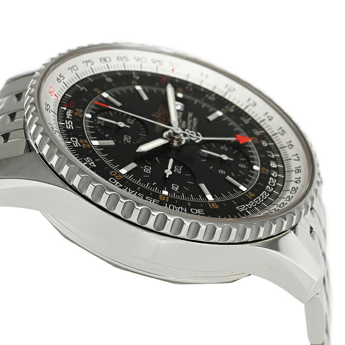 Breitling Navitimer World A242B26KBA A242B26KBA (A24322) Black Dial 46mm Watch