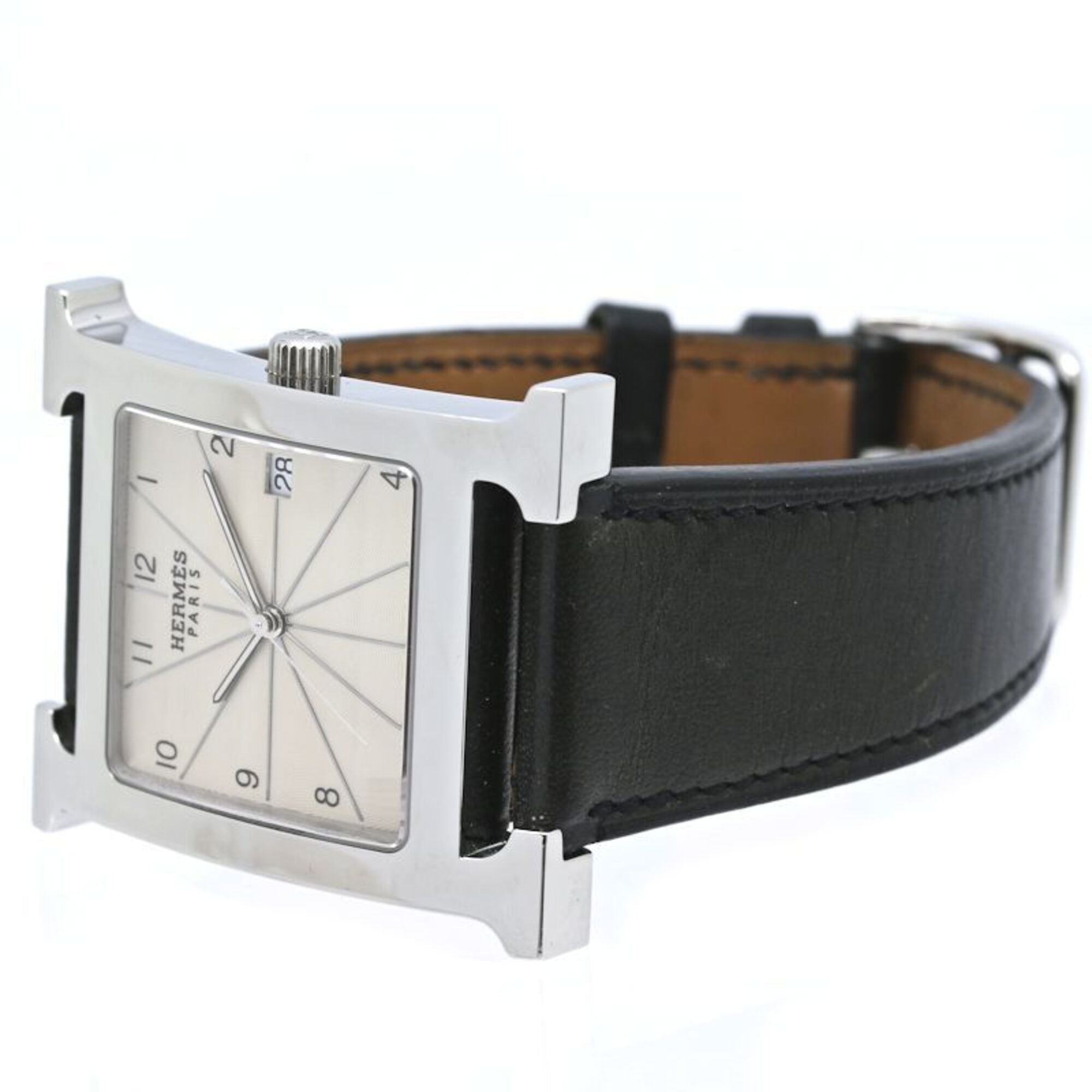 Hermes H- HH1.810.260/VBN Silver Dial 31mm Watch