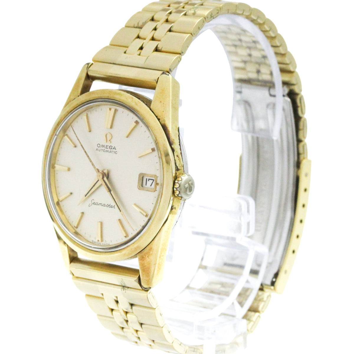Omega Seamaster 14701 Silver Dial 34mm Watch