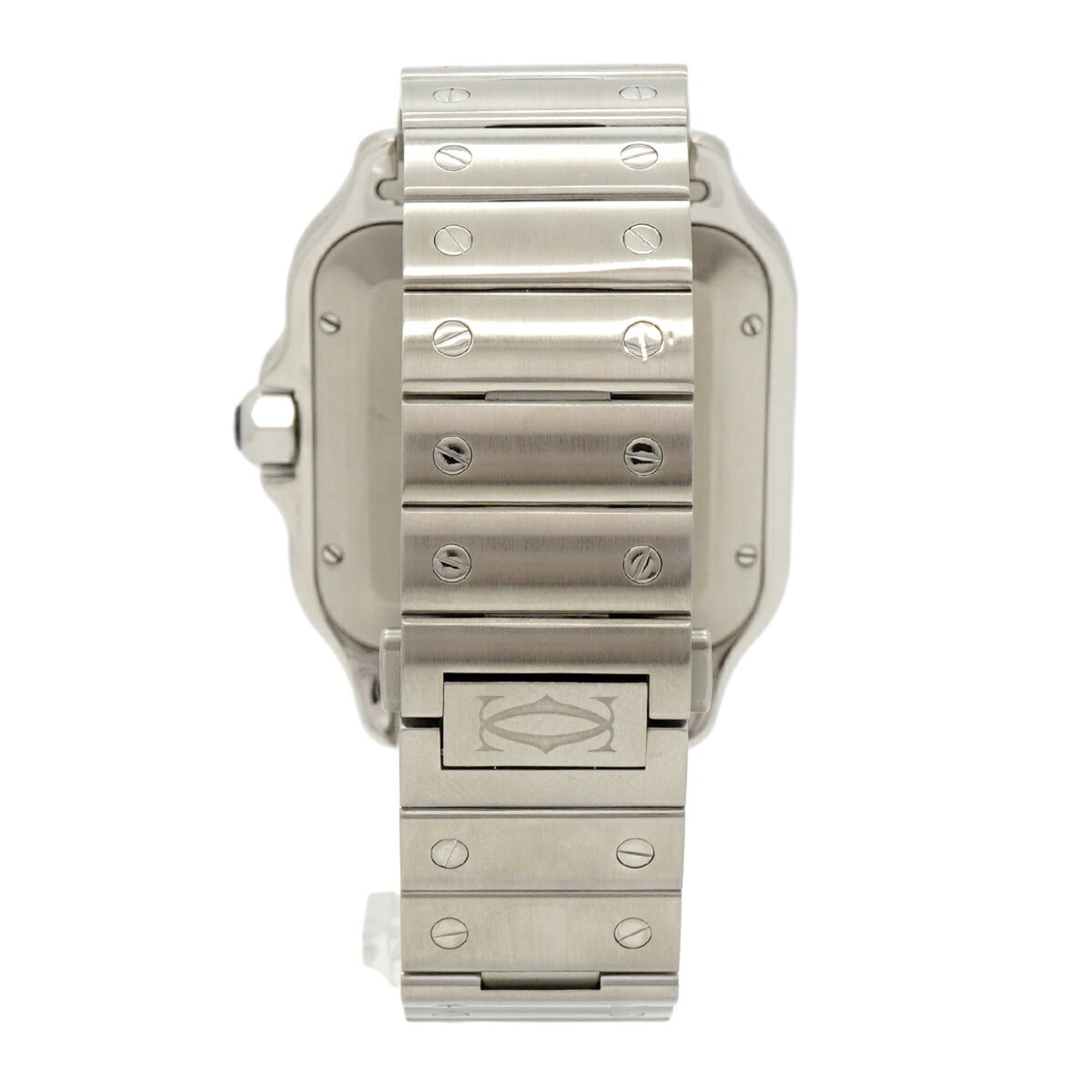 Cartier Santos LM WSSA0018 Silver Dial Men's Watch