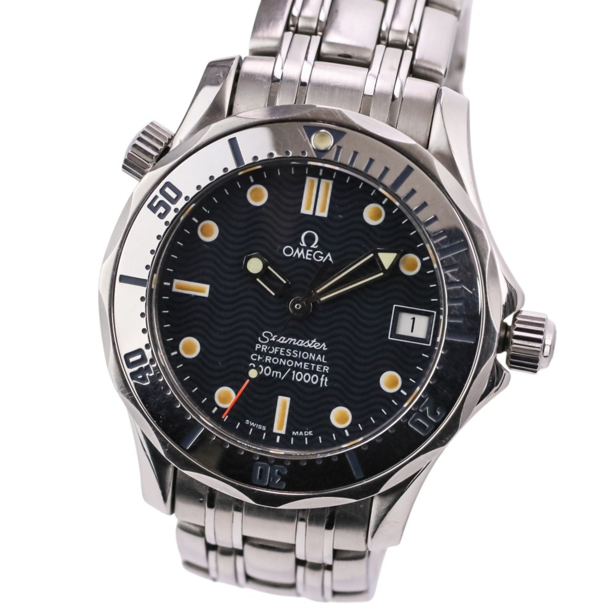 Omega Seamaster Professional Chronometer 2552.8 met marineblauwe wijzerplaat, 36 mm