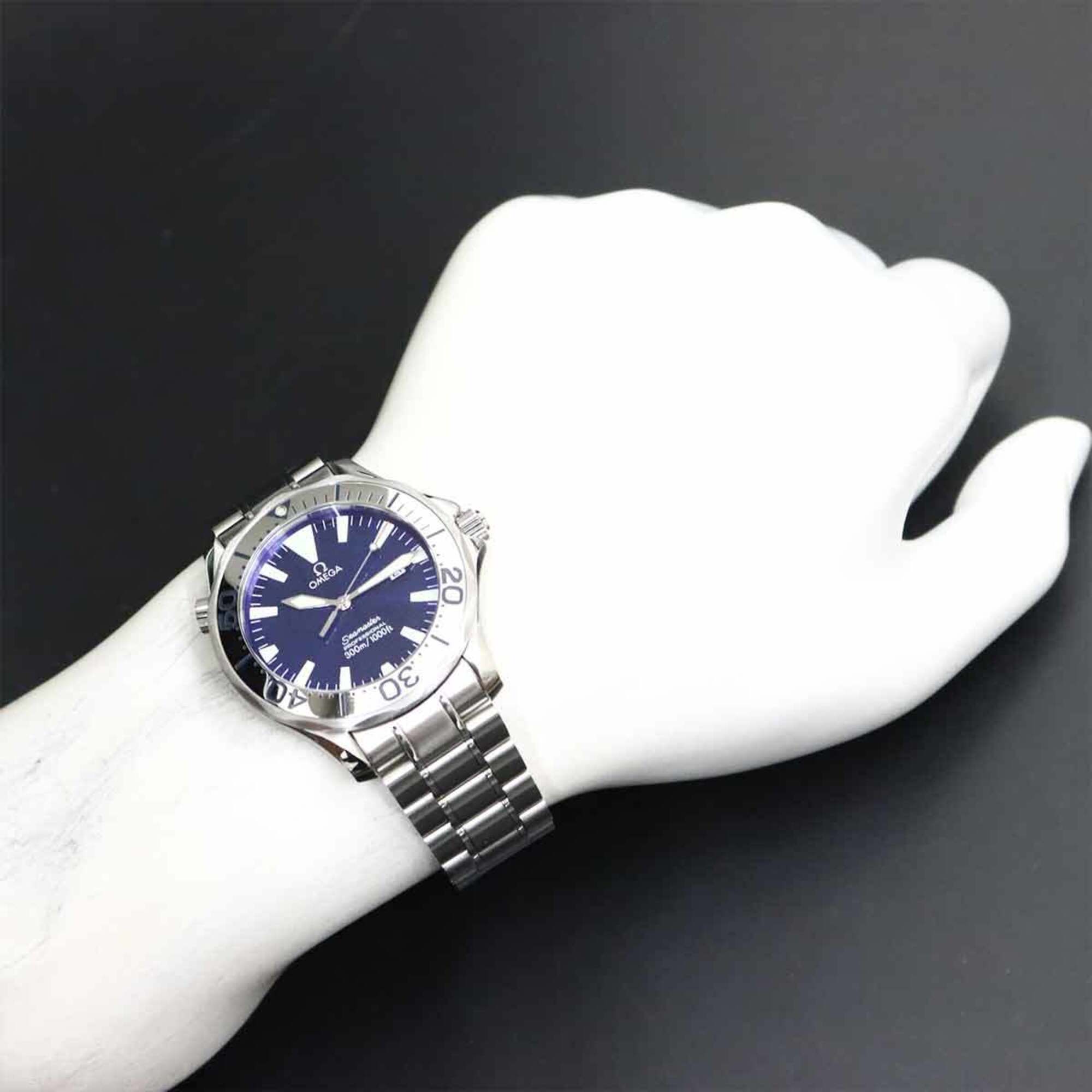 Omega Seamaster 300 Professional 2265 80, marineblaues Zifferblatt, 41 mm Uhr