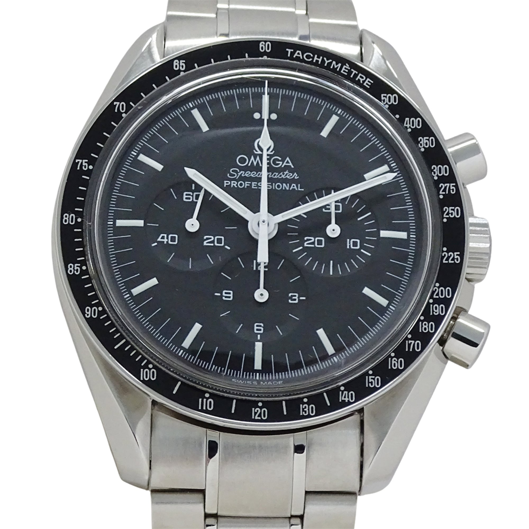 Omega Speedmaster ST145.0022 Brand: Professional Hand-wound Stainless Steel (SS) Silver & Black.