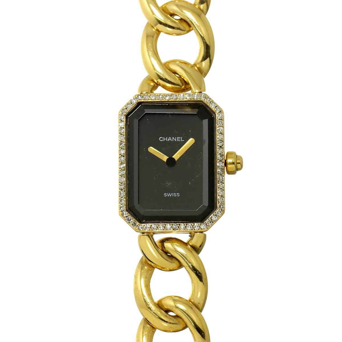 Chanel Premiere, großes Modell H0113 Schwarz, Zifferblatt 20 mm Uhr