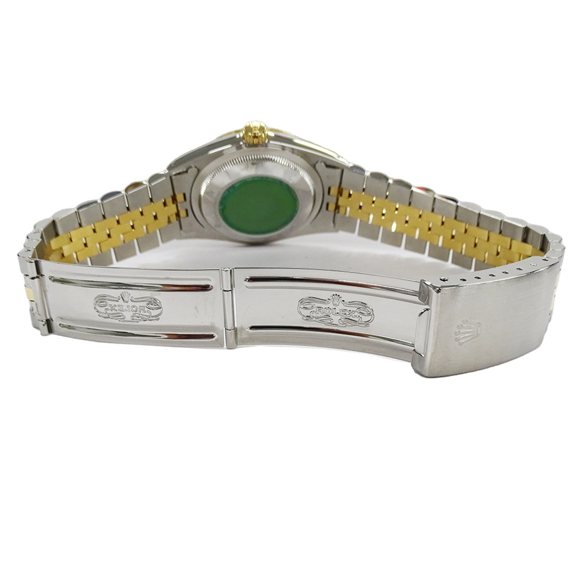 Montre Rolex Datejust 16233, cadran doré, 35 mm