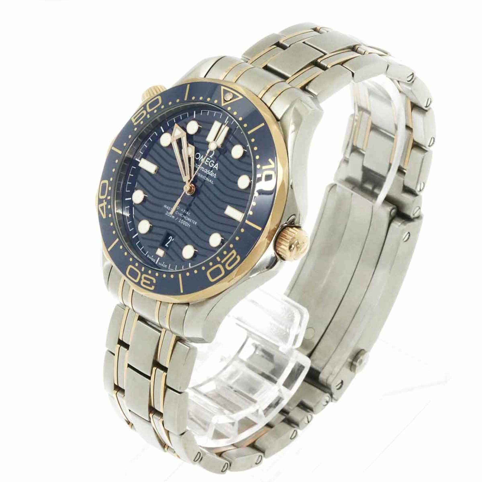 Omega Seamaster Diver 300 Co-Axial Master Chronometer 210 20 42 20 03 002 Blue Dial 42mm Watch