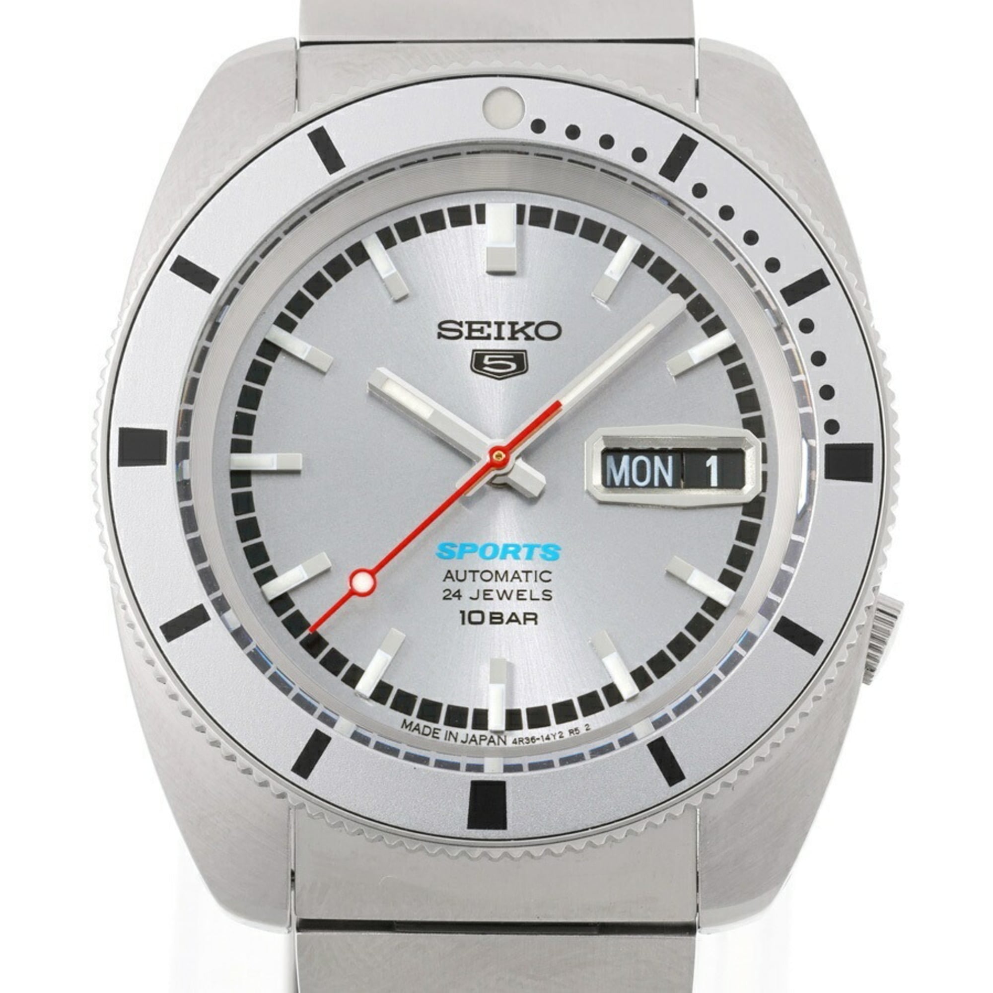 Seiko 5 Sports SBSA269 4R36-16C0 Silver Automatic Watch