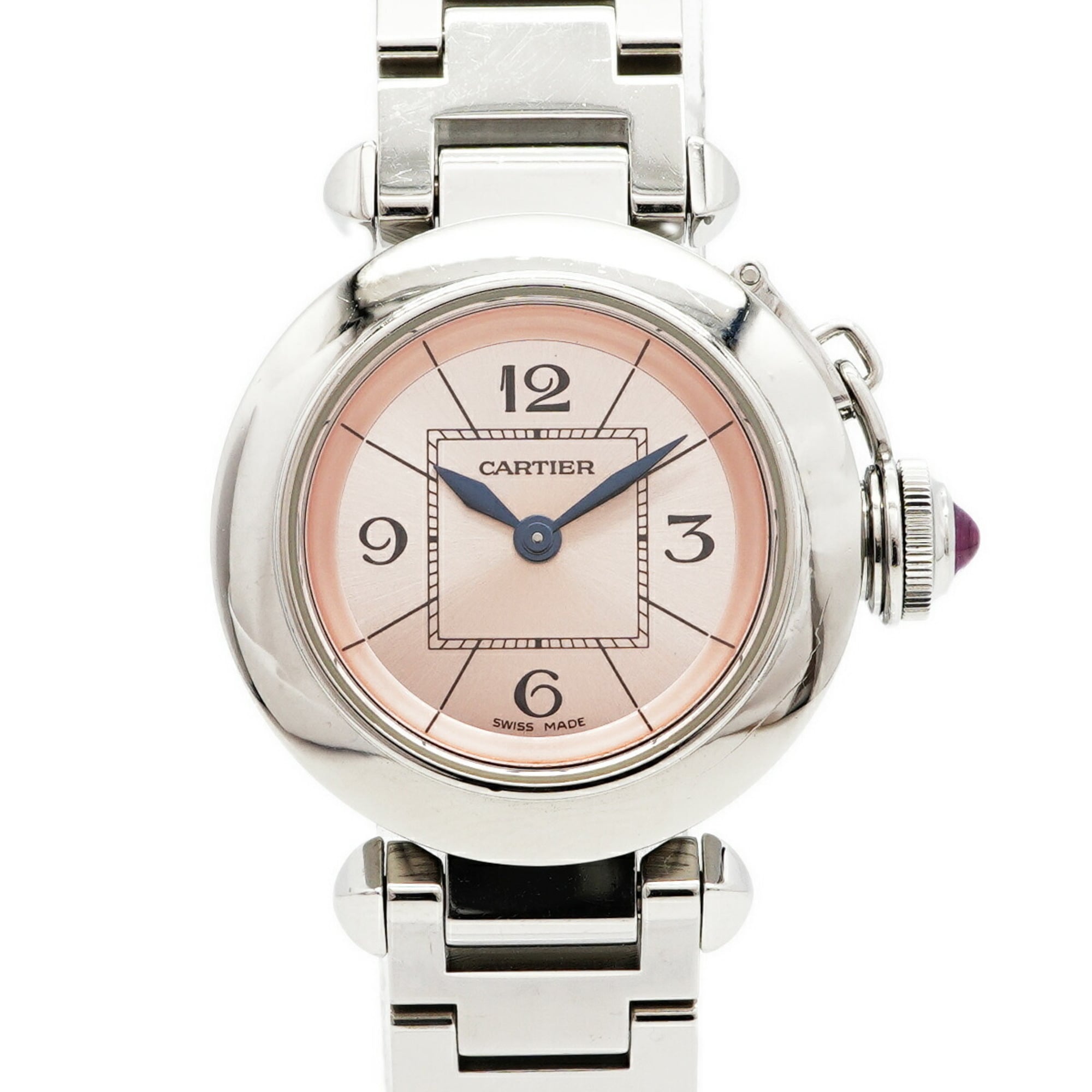 Cartier Miss Pasha W3140008 Pink Dial Women's Watch