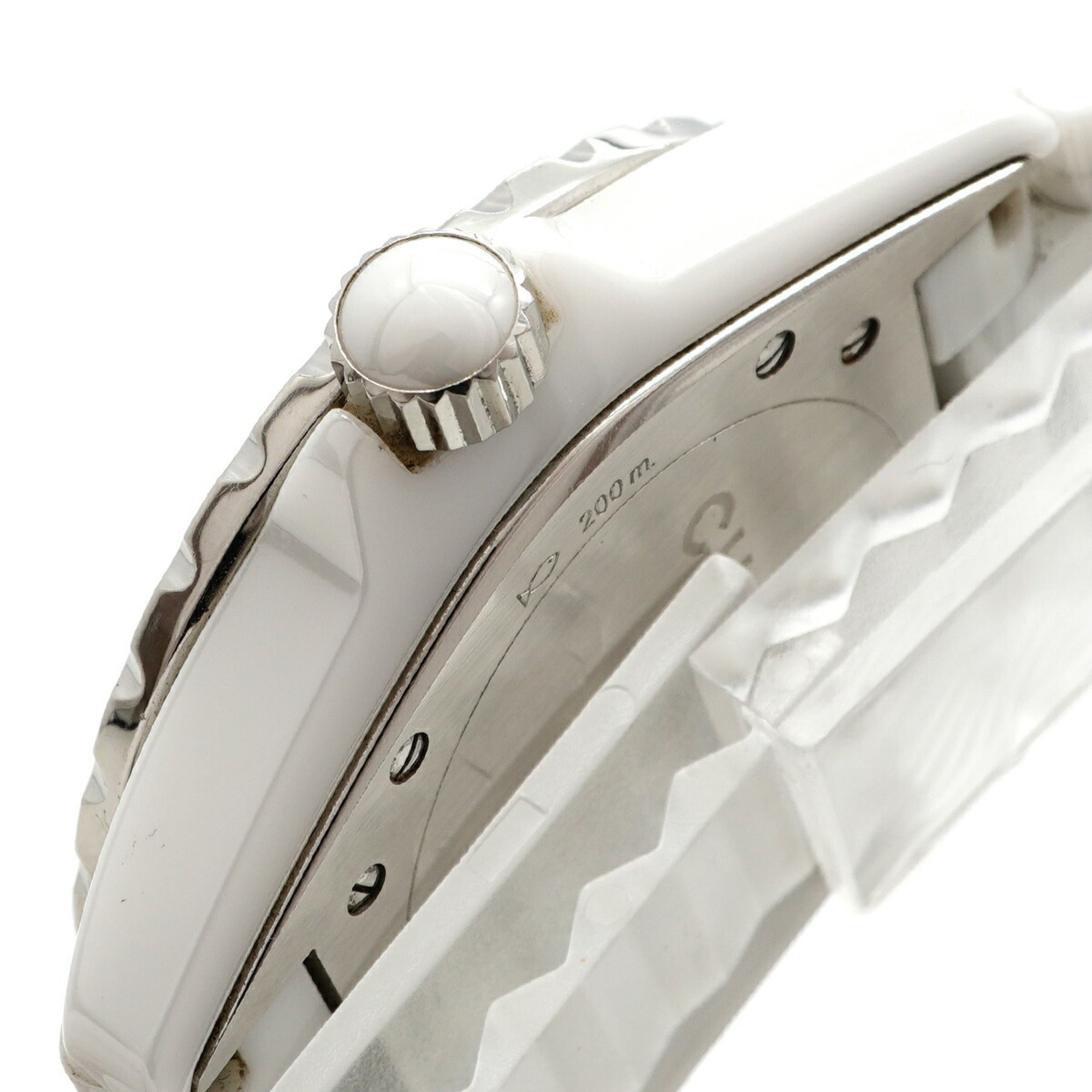 Chanel J12 Diamond H1629 White Dial Men's Watch