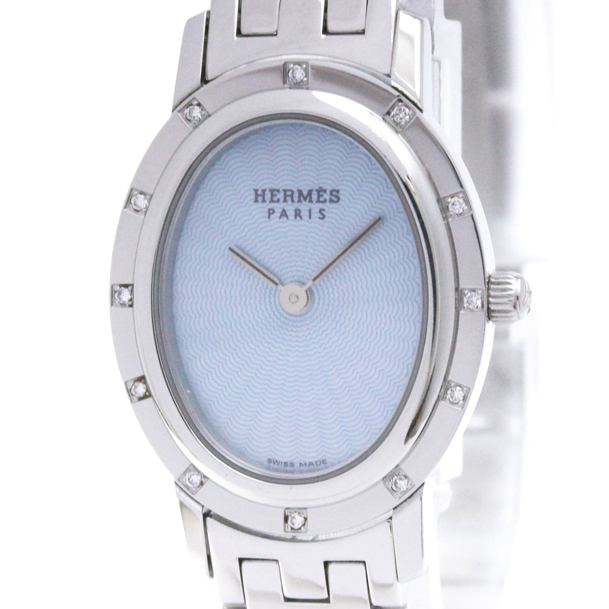 Hermes Clipper CO1.230 Blaues Gehäuse, Zifferblatt 22 mm Uhr