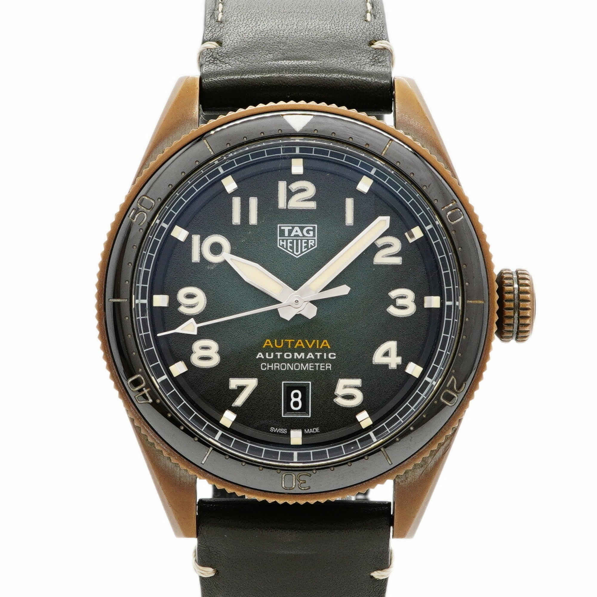 TAG Heuer Autavia WBE5190 Green Dial Men's Watch