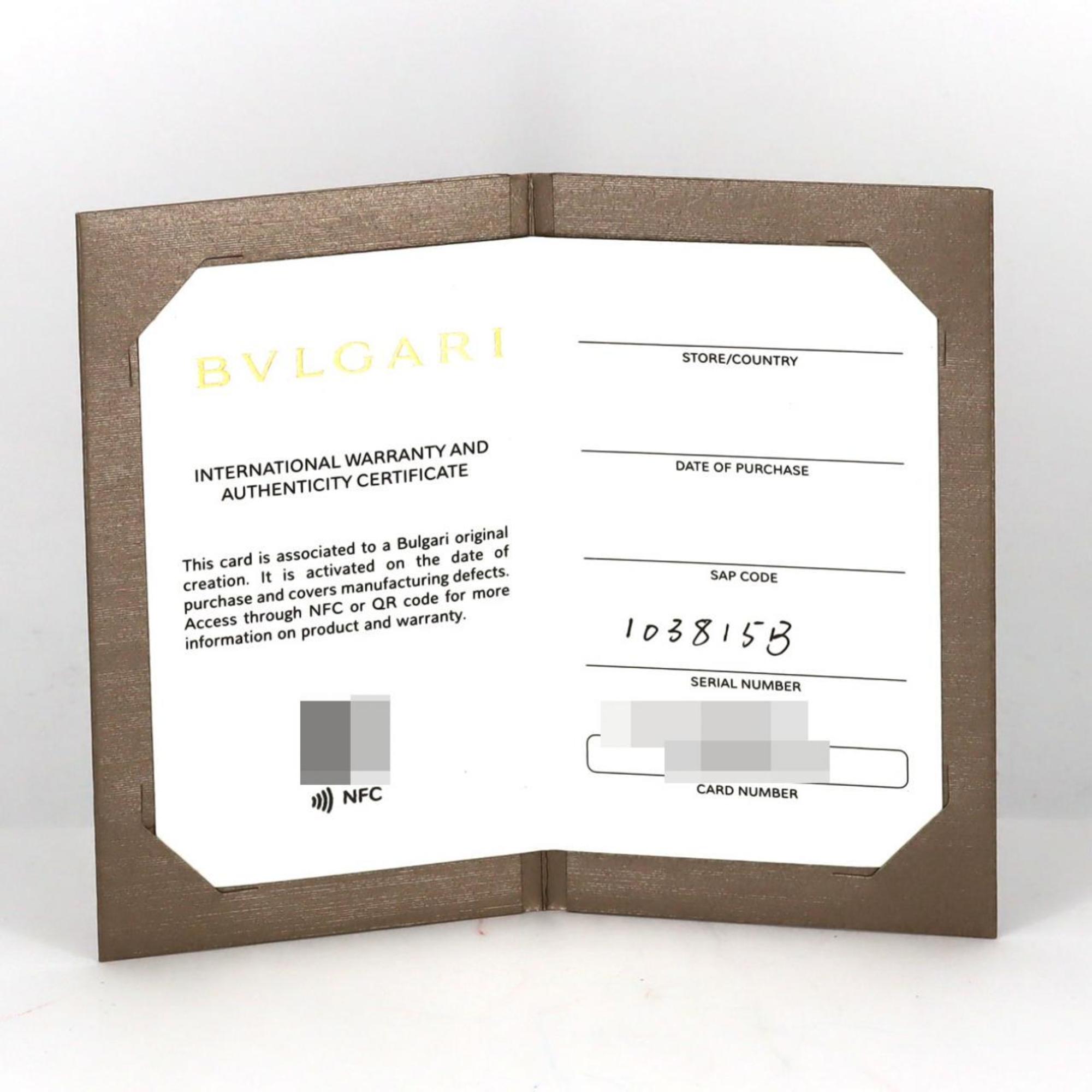 Montre Automatique Bvlgari Aluminium Capri Limited BB40ATHMS 103815