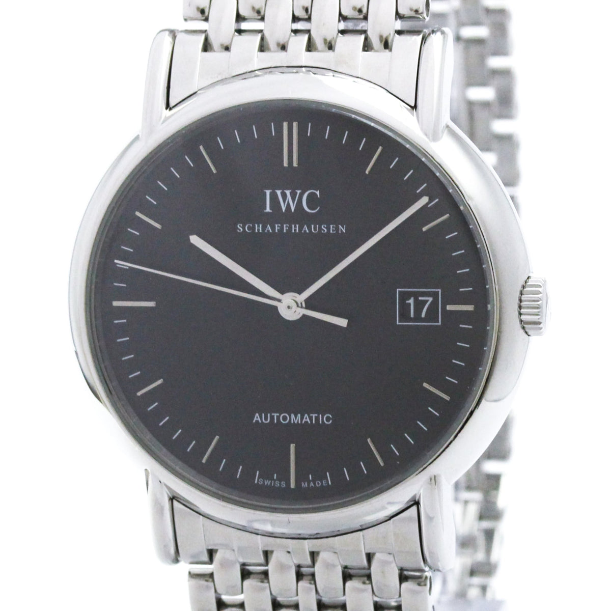IWC Portofino IW353306 Black Dial 38mm Watch