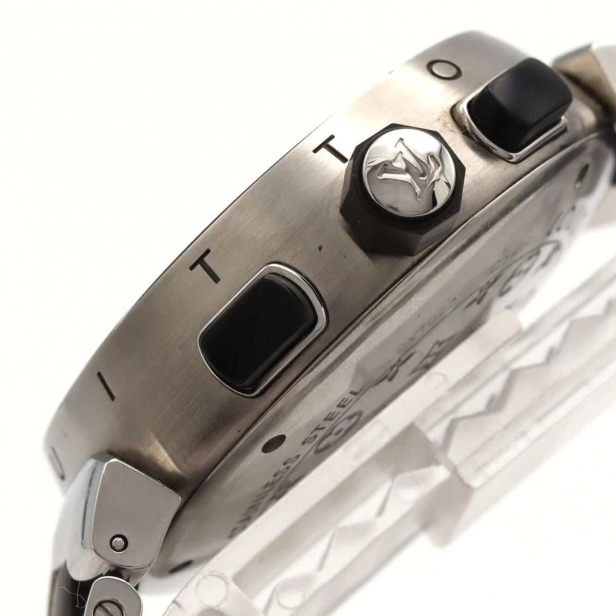 Louis Vuitton Tambour in Schwarz Q118F Zifferblatt 41 mm Uhr