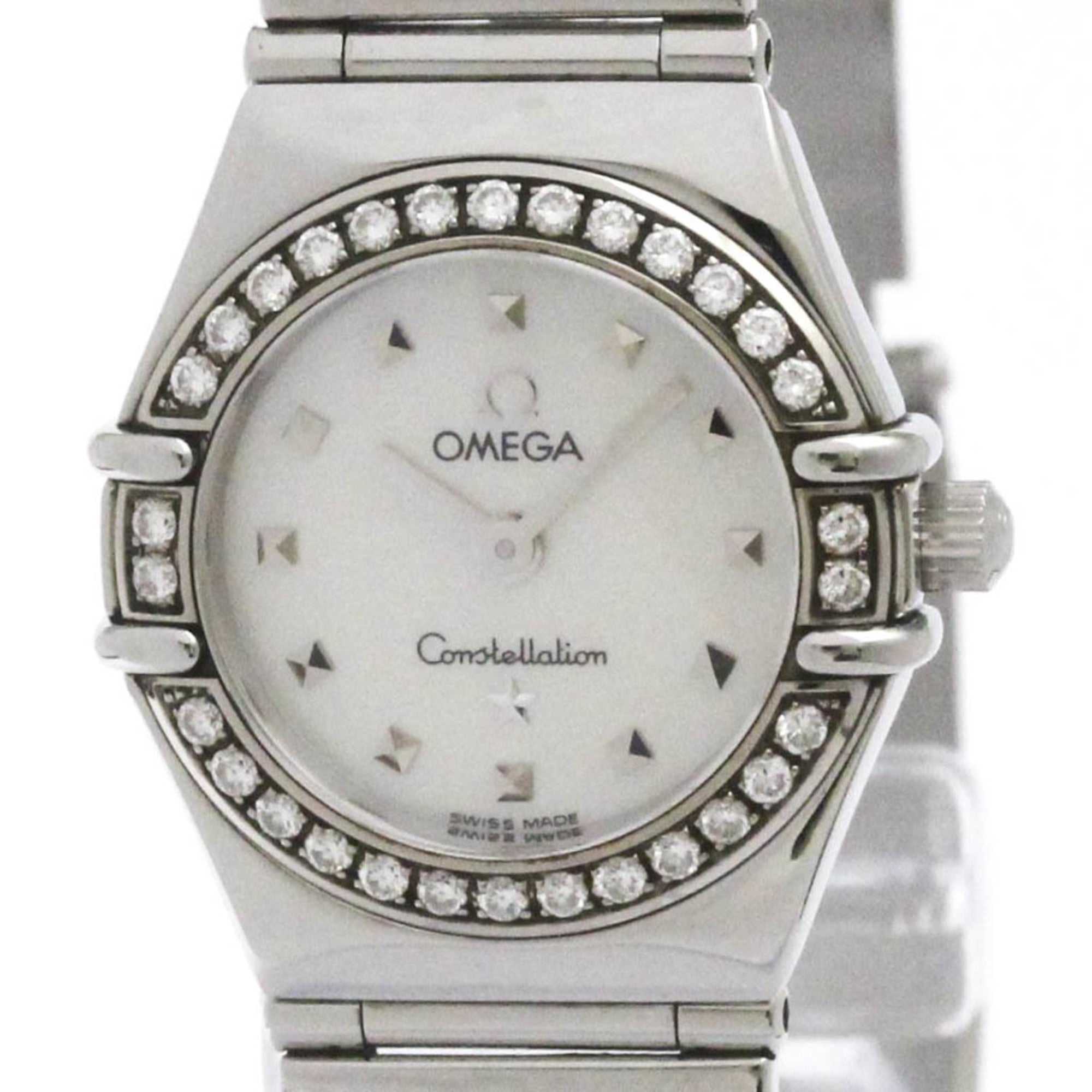 OMEGA Constellation My Choice Diamond MOP Dial Watch 1465.71 Polished
