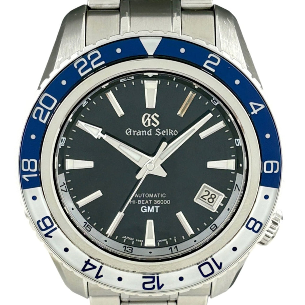 Grand Seiko Grand Sports Collection Mechanical Hi-Beat 36000 9S86-00K0/SBGJ237 Navy Dial 44mm Watch