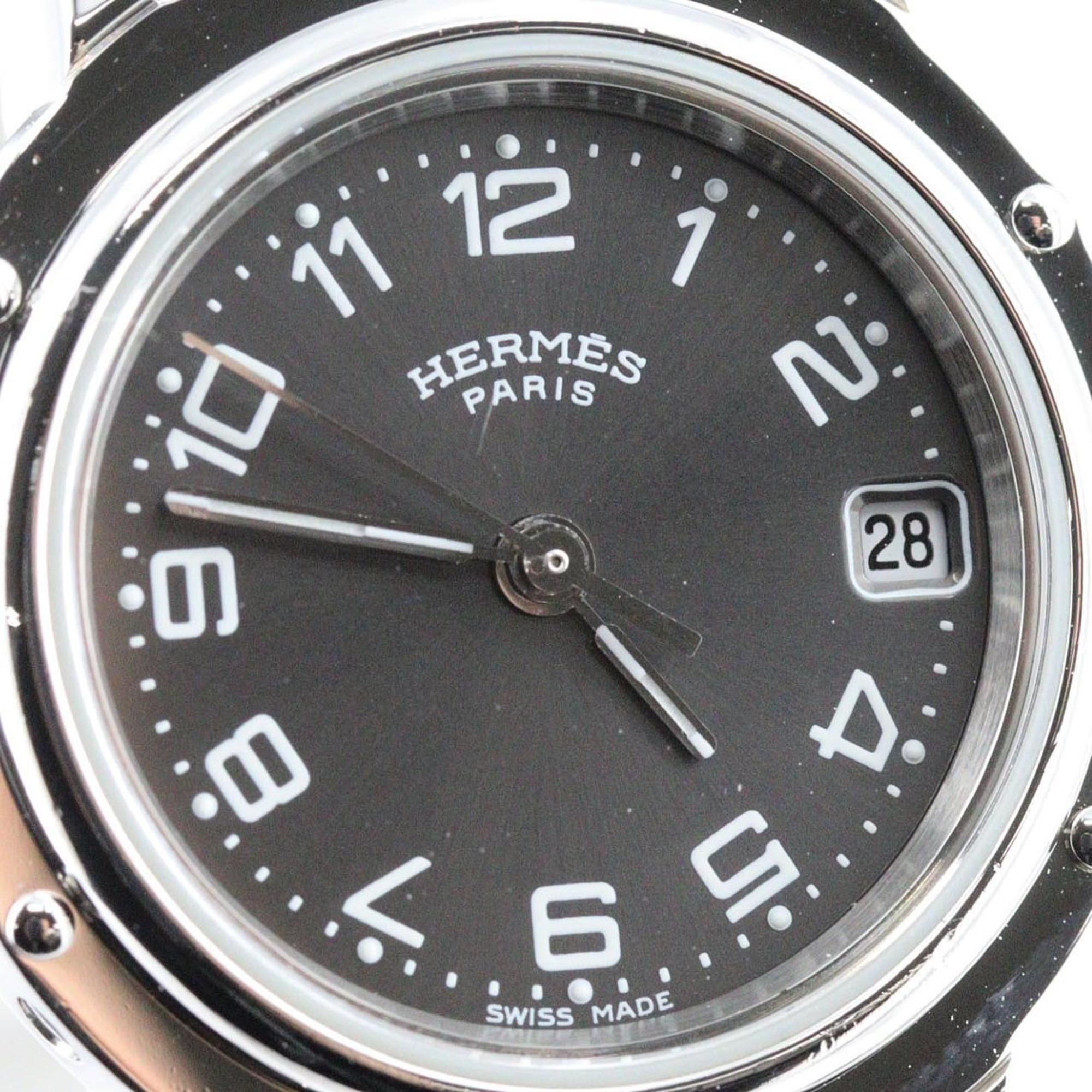 Hermès Clipper CL4.210 roestvrijstalen quartzhorloge