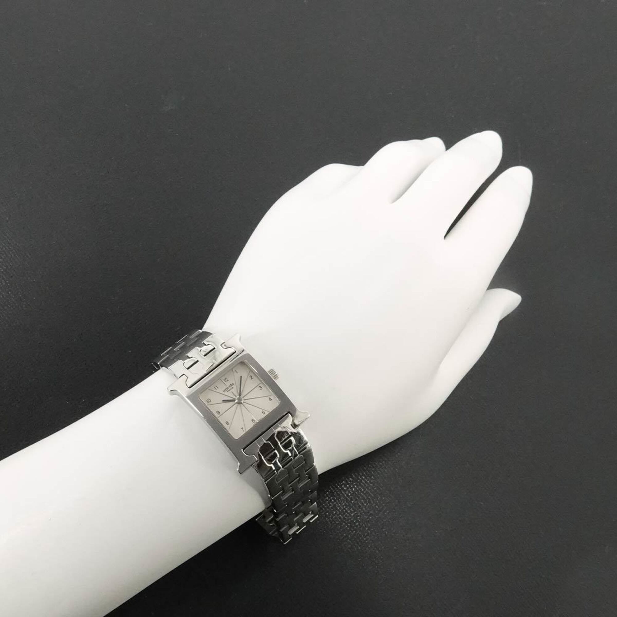 Hermes H- Silver Dial 21mm Watch