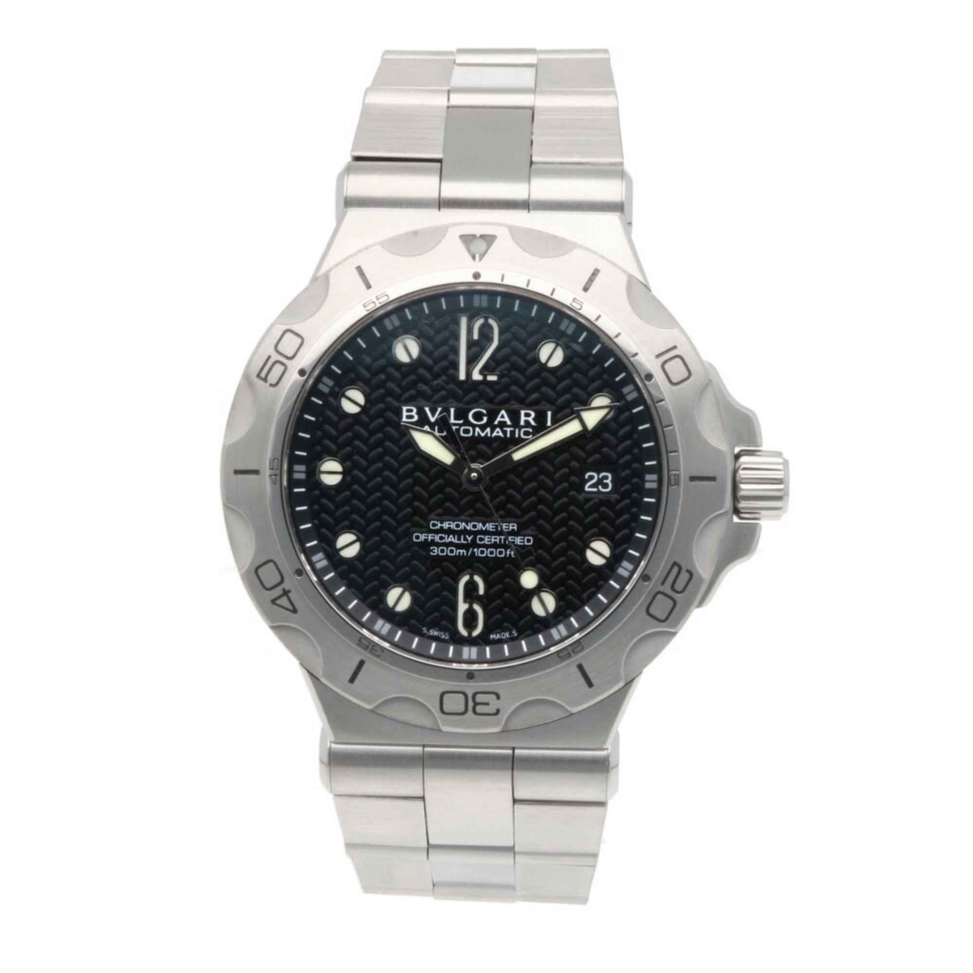 Bvlgari Diagono Scuba Uhr aus Edelstahl DP42SDSAutomatik Herrenuhr, BVLGARI, Herstellerausführung
