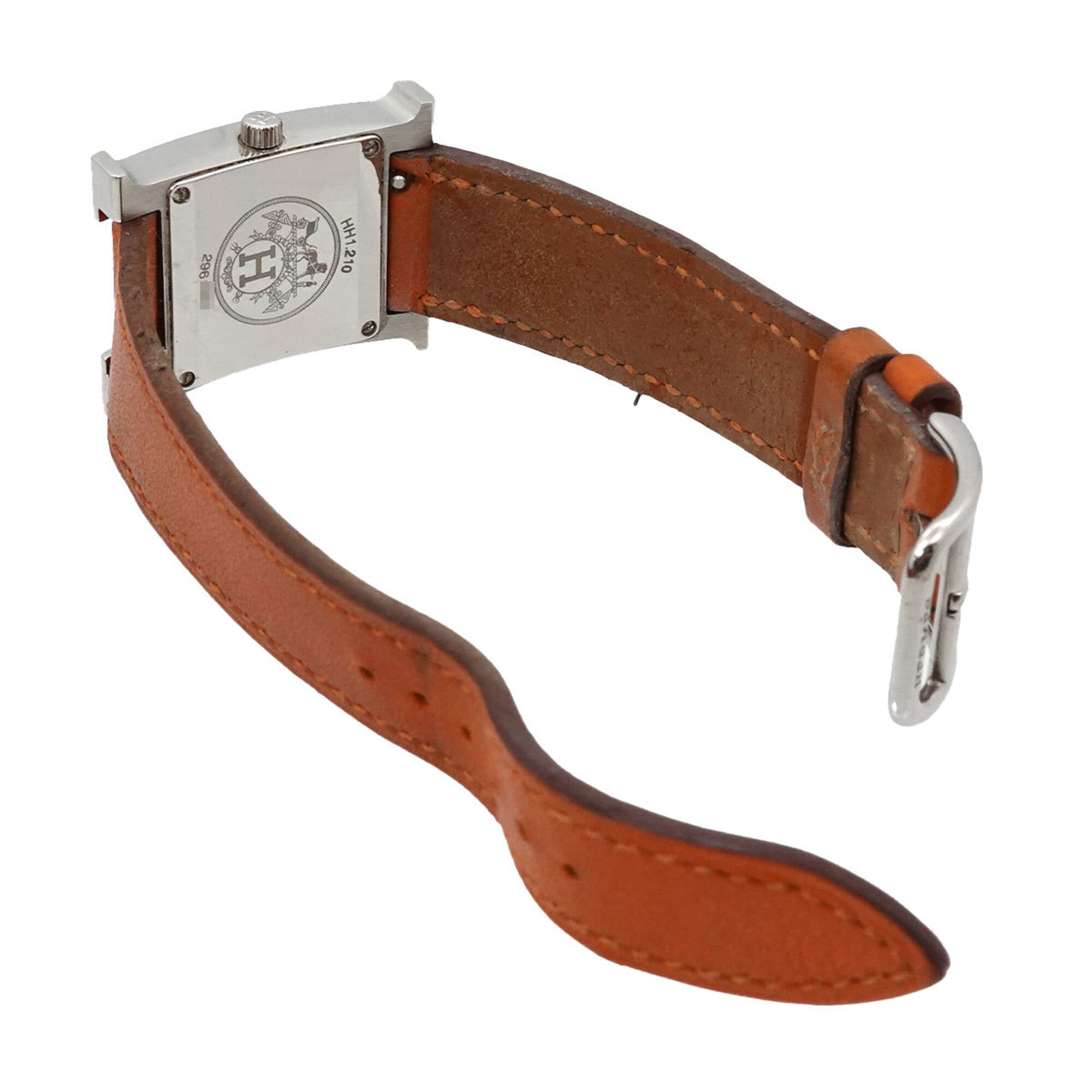 Hermes H- White Dial 21mm Watch