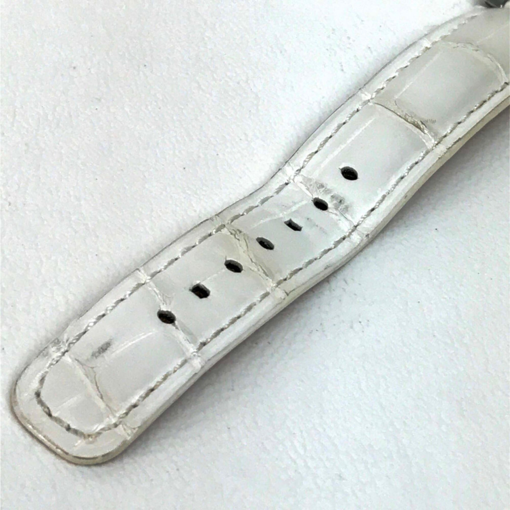 Louis Vuitton Q221J Quarz-Armbanduhr, Silber-weinRot