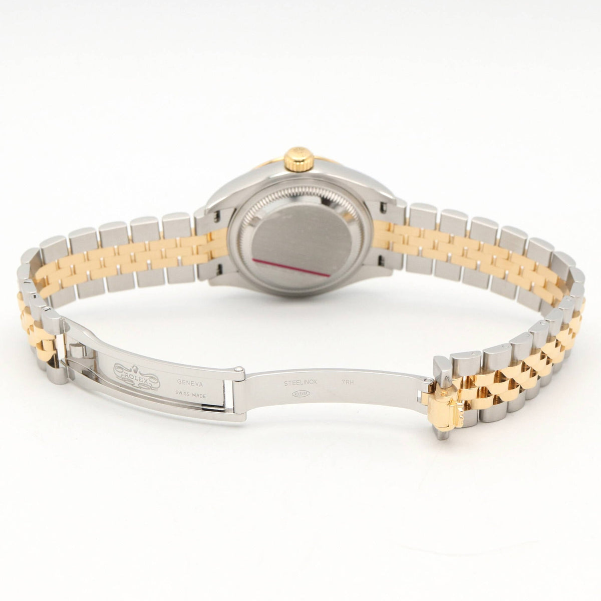 Rolex Datejust 10P Diamond 279173G Champagne, Gold Dial 28mm Watch