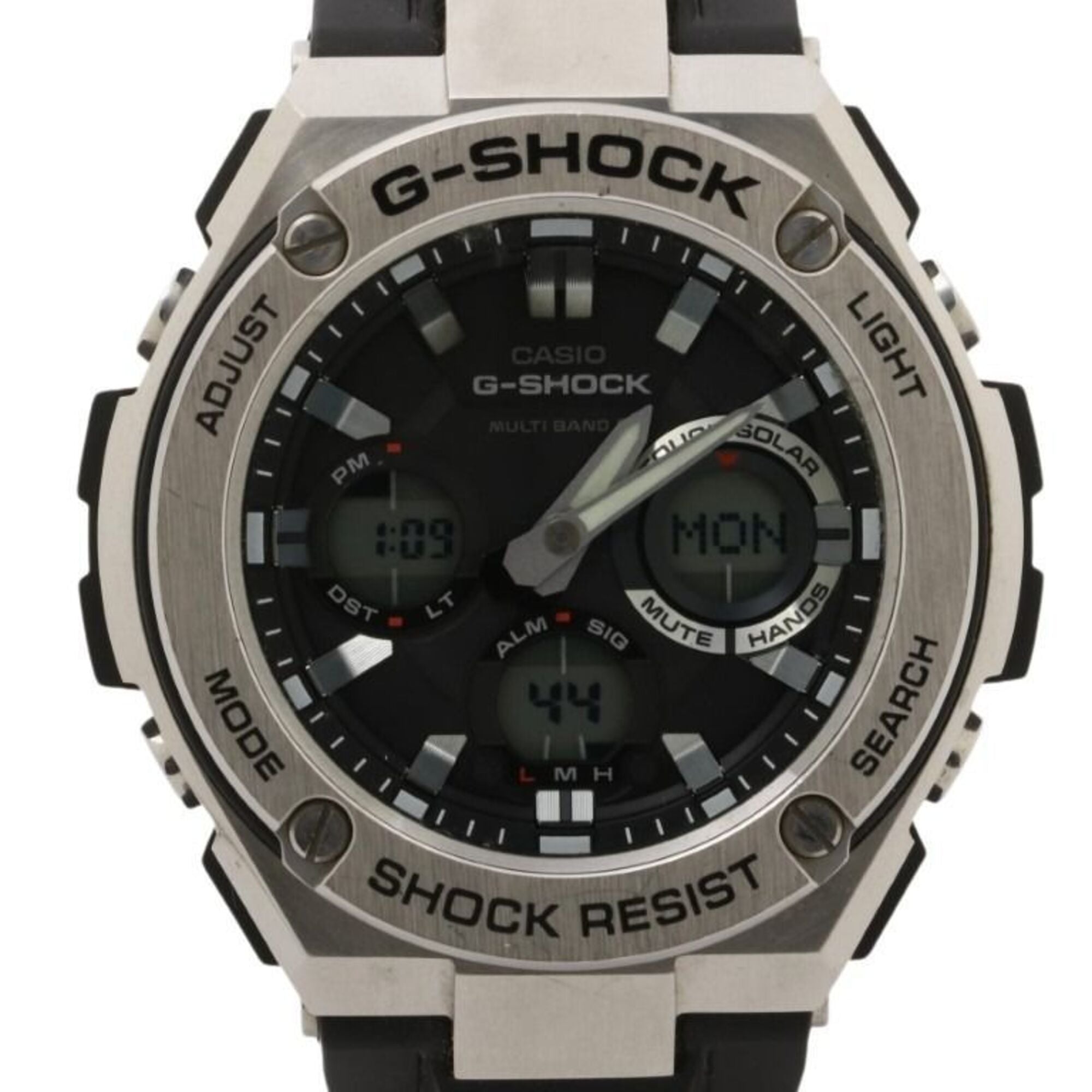 CASIO G-SHOCK G-STEEL GST-W100 Series GST-W110-1AJF Black Resin/Stainless Steel Men's Watch