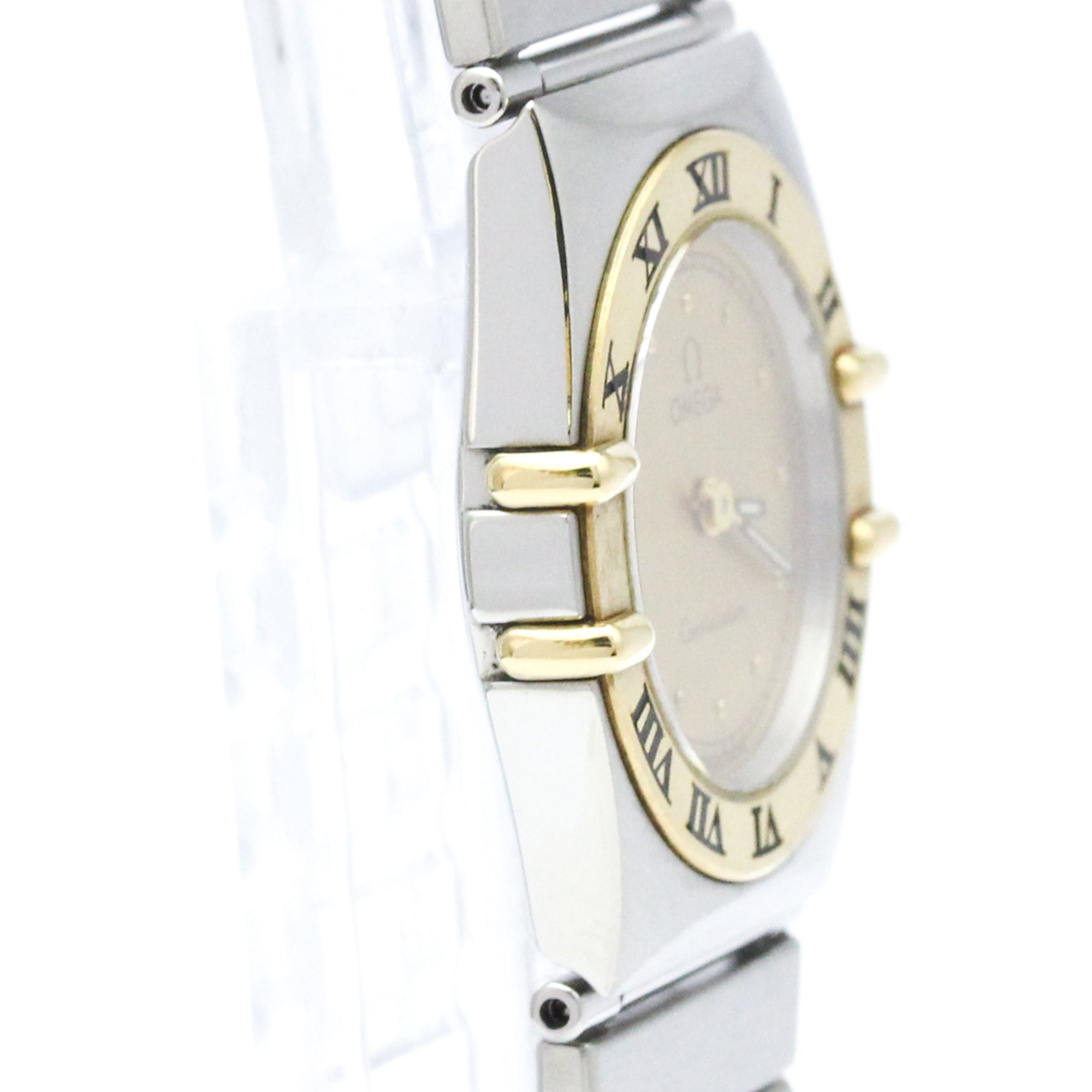Omega Constellation 7.951.080 Gold Dial 22mm Watch
