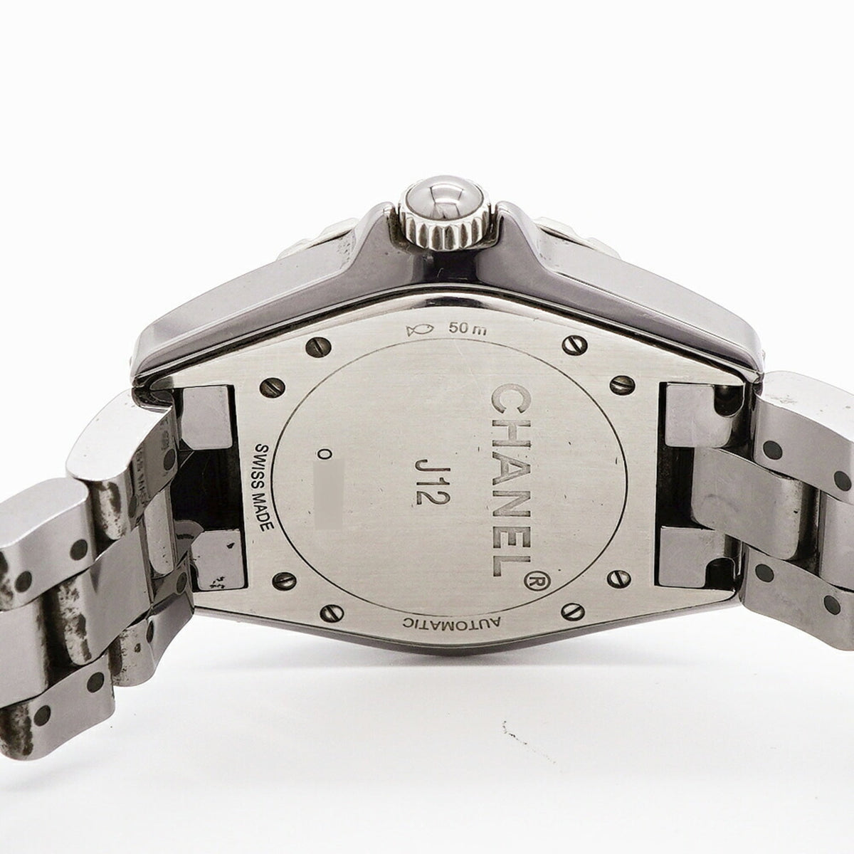 Chanel J12 mit Diamantlünette H2566, graues Zifferblatt 39mm Uhr