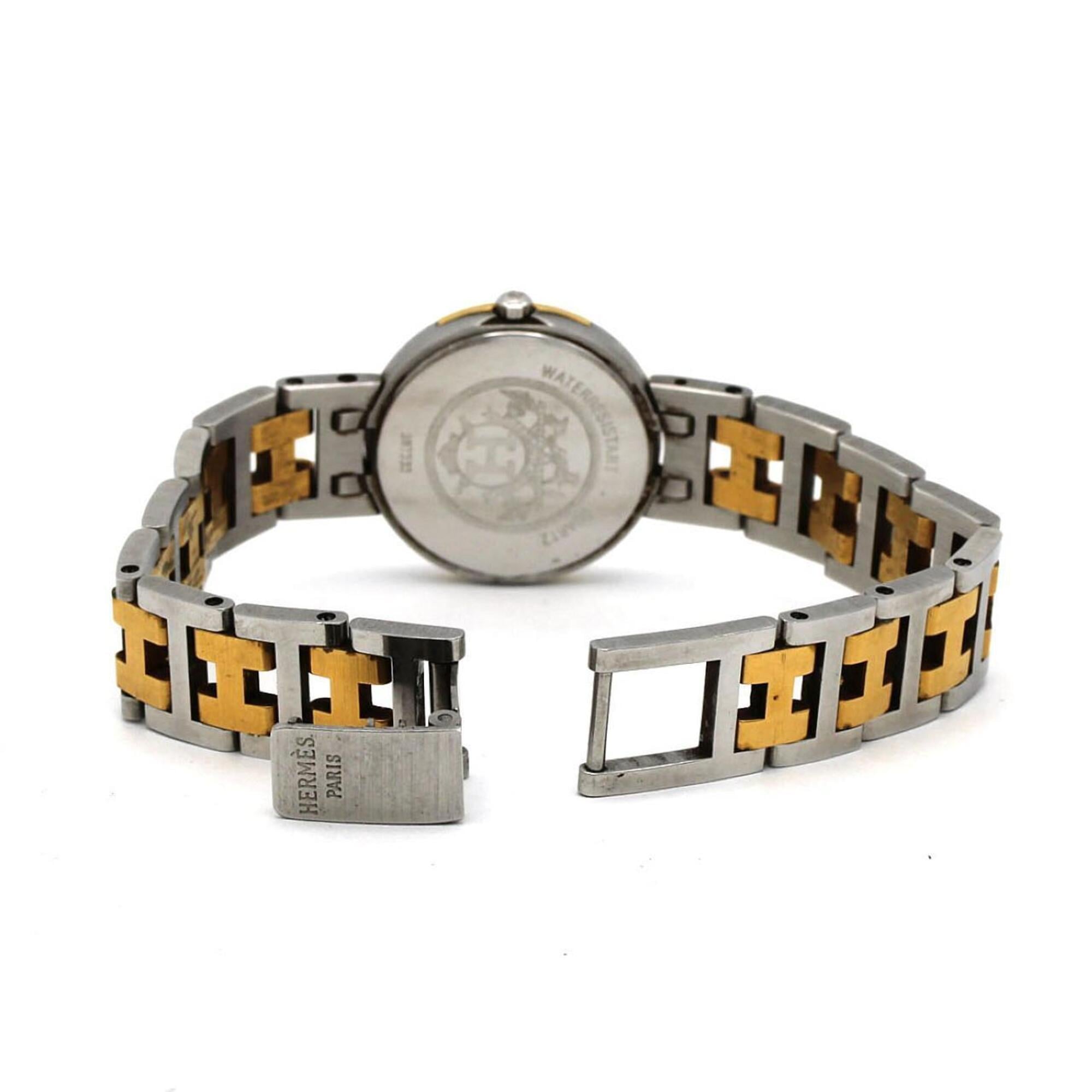 Hermes Windsor GZl1jdzo White Dial 24mm Watch