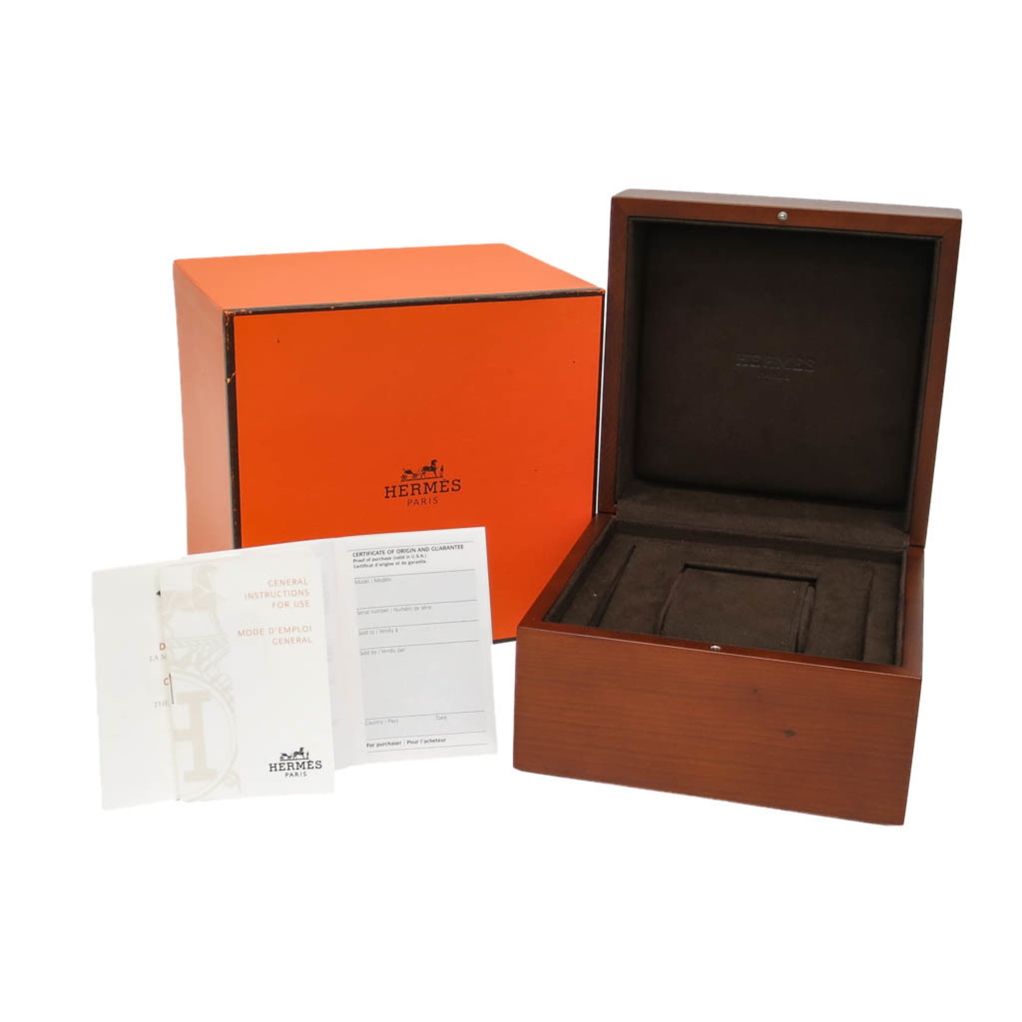 Hermes Clipper CL4.230 Pini Dial 23mm Watch