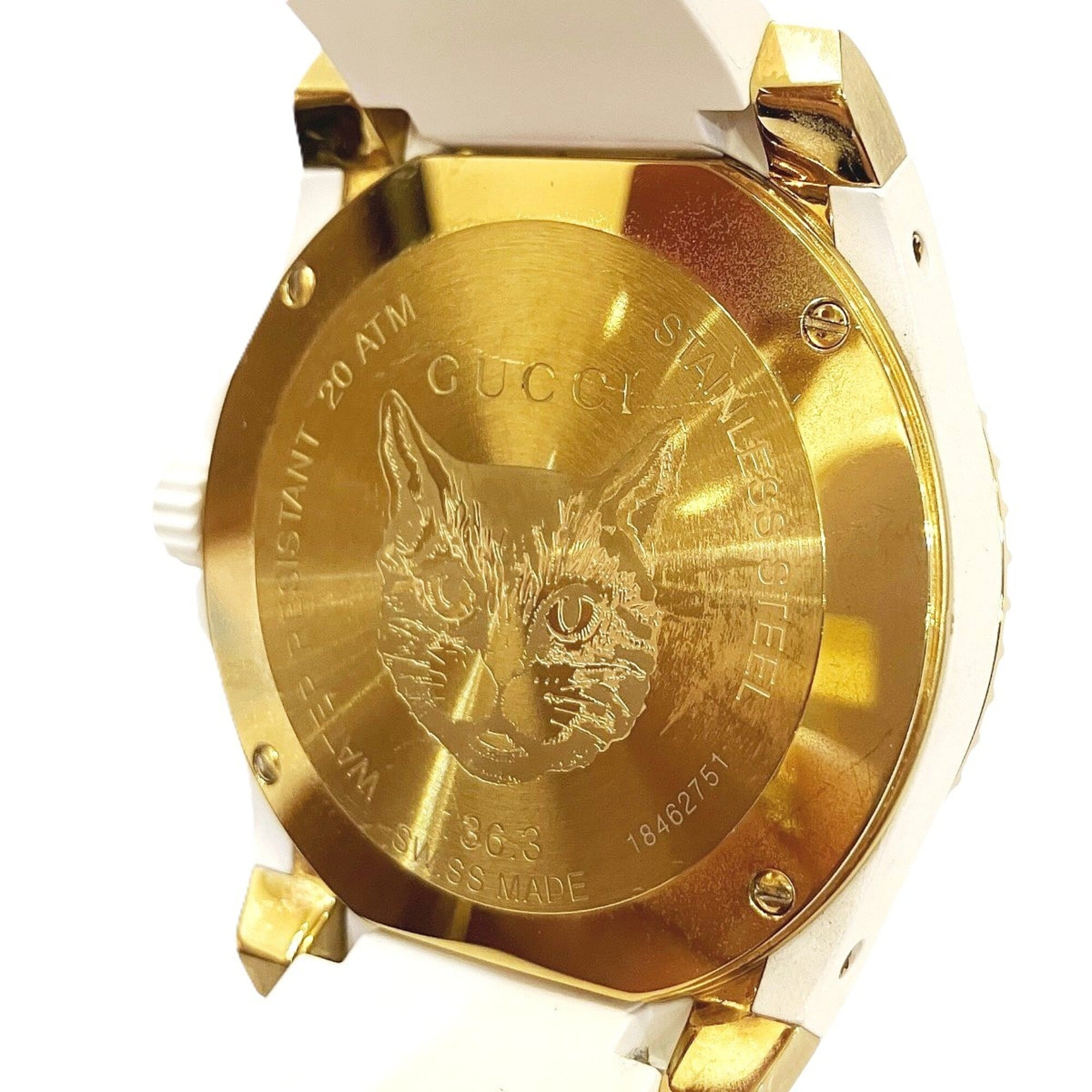 Gucci Dive 136.3 Gold Dial 40mm Watch