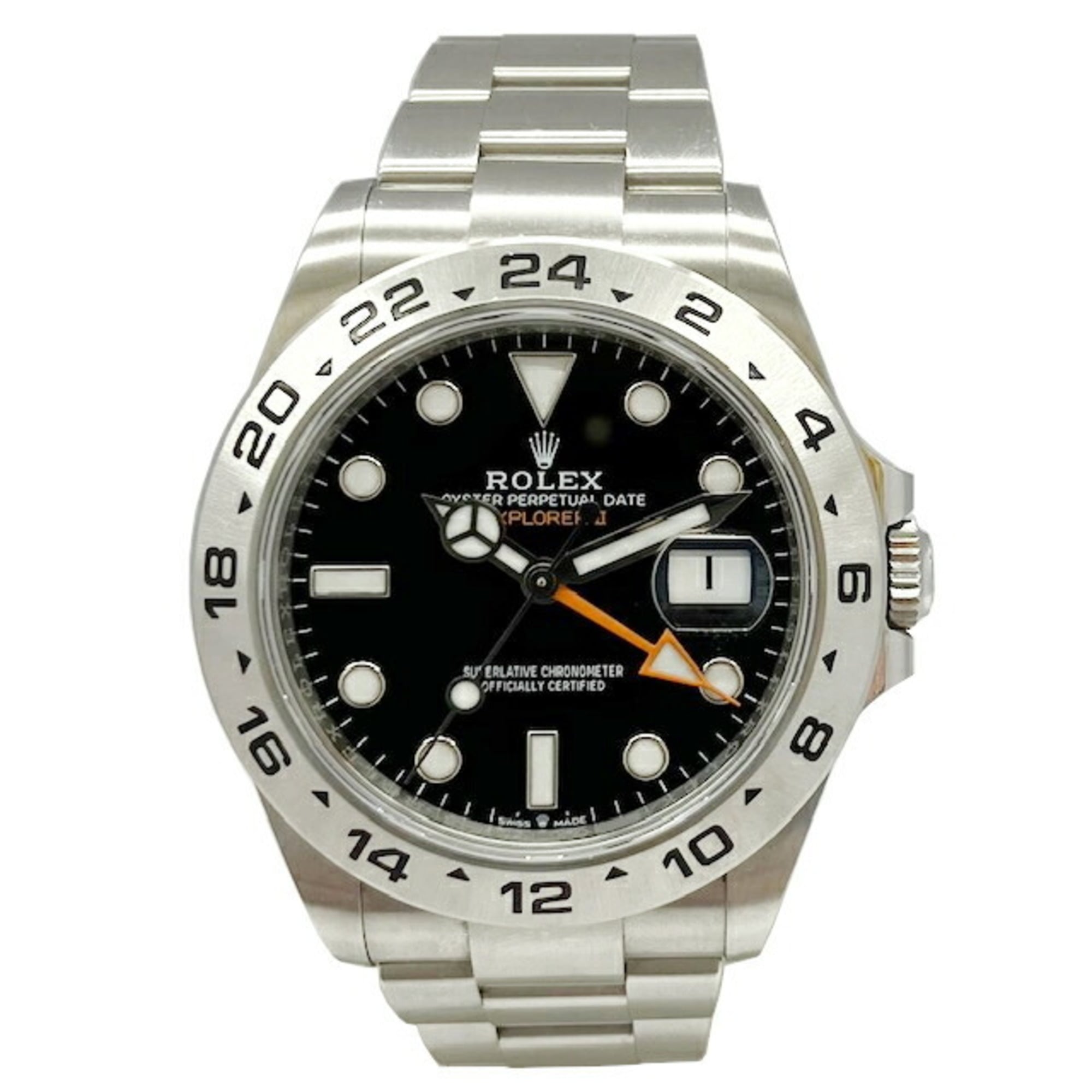 ROLEX Explorer II 226570, random number, black dial, stainless steel, automatic movement, men's watch