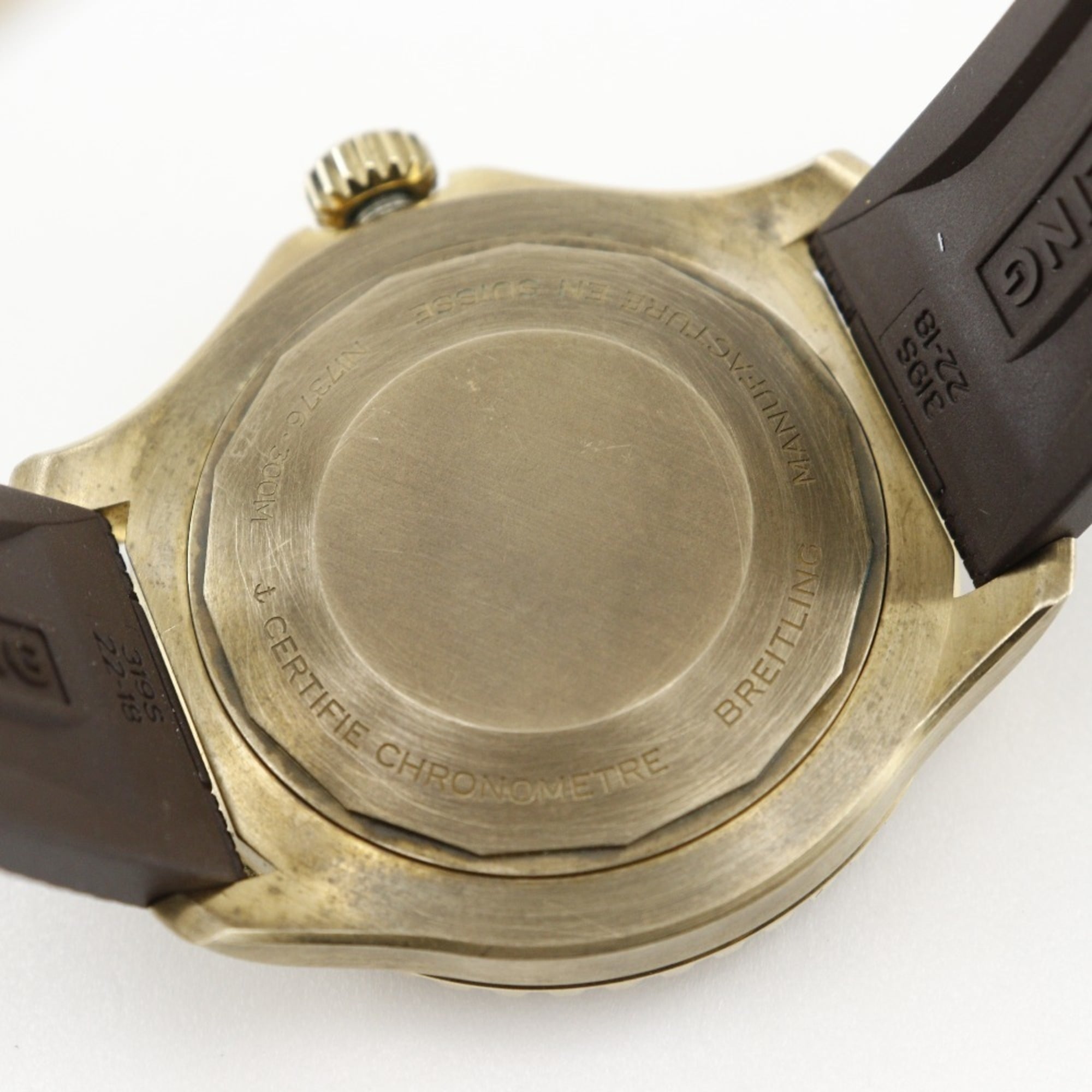 BREITLING Super Ocean Automatik 44 Uhr, Kal. SW200-1, N17376201Q1S1, x KautschukBronze Braun Zifferblatt, Herrenuhr